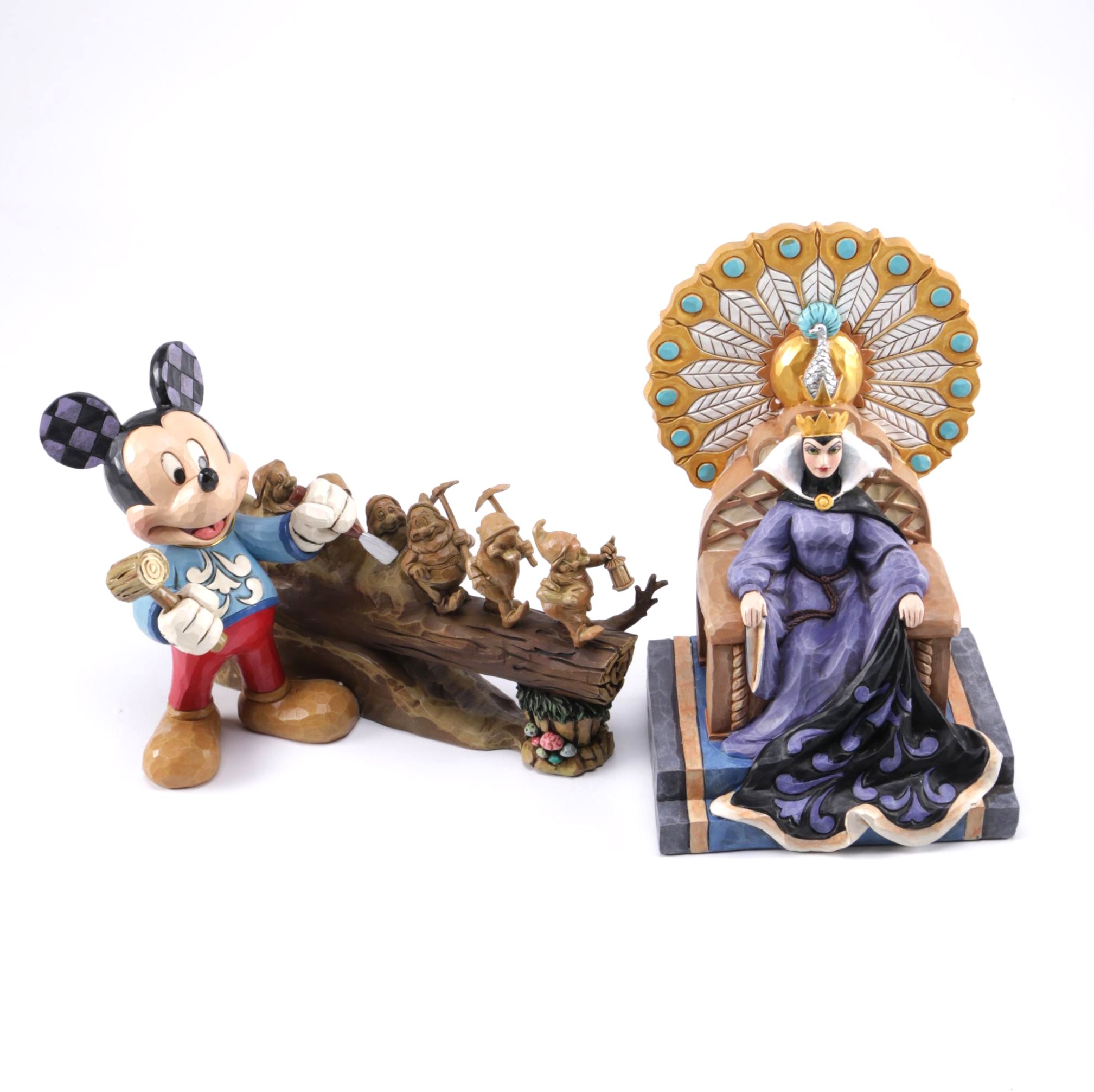 Disney Traditions Figurines Including "Evil Enthroned"