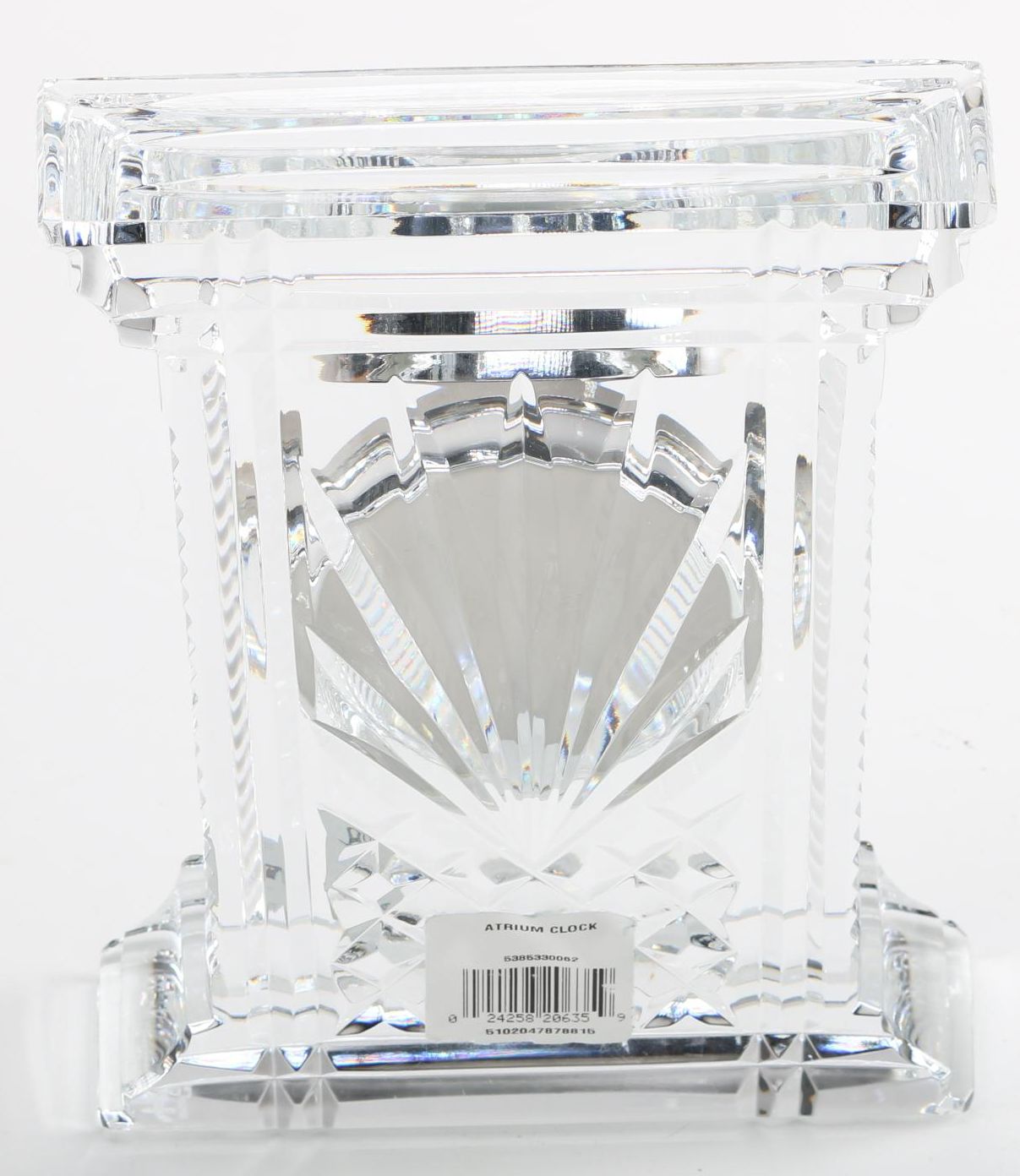Waterford Crystal "Atrium" Mantel Clock