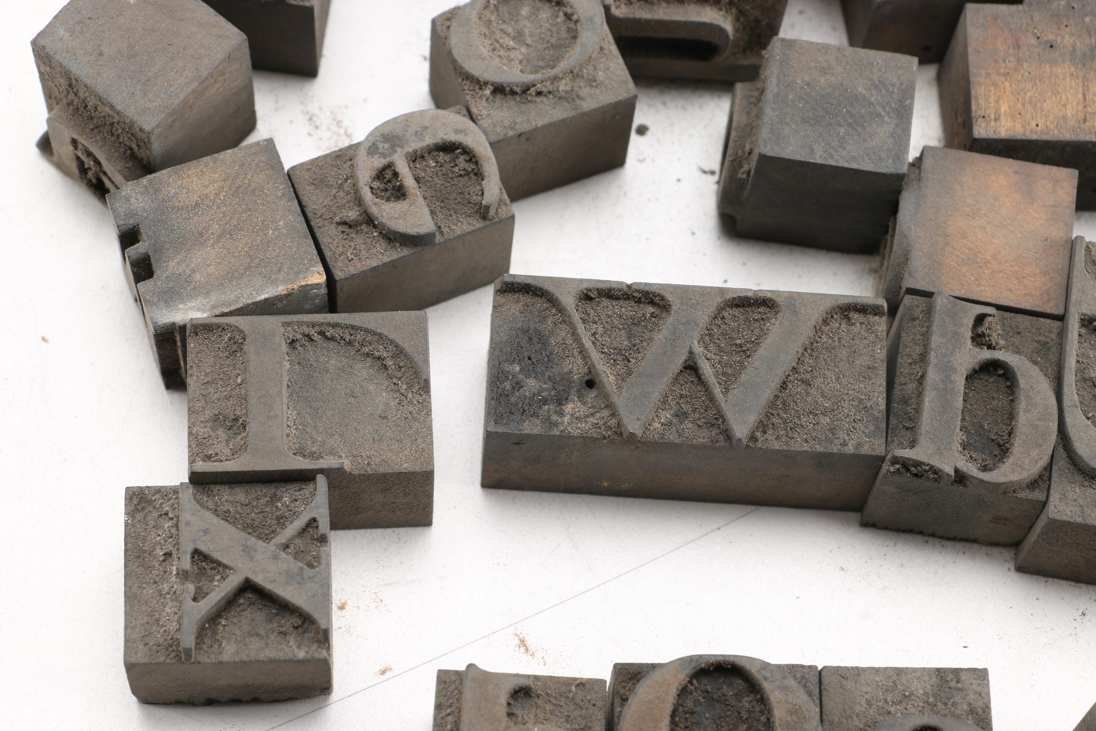 Letterpress Printing Blocks
