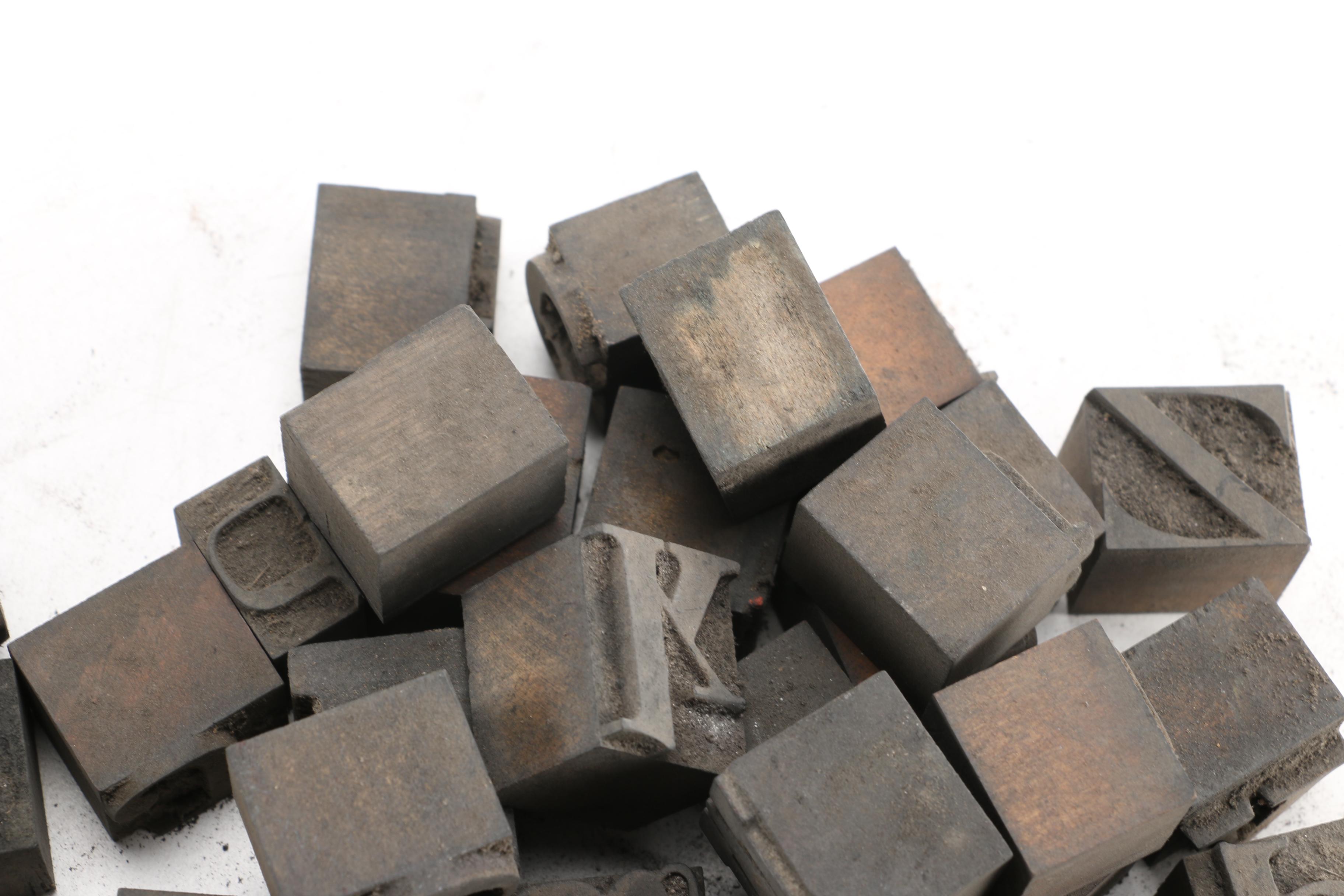 Letterpress Printing Blocks