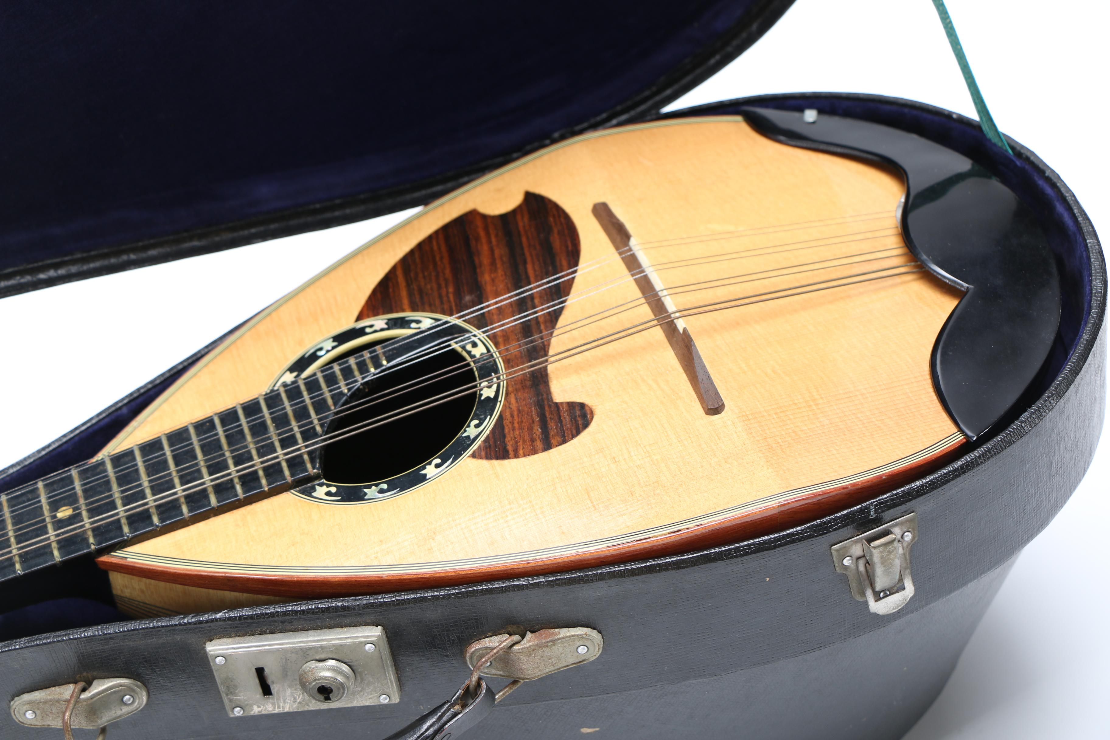 Vintage Bowlback Mandolin and Case
