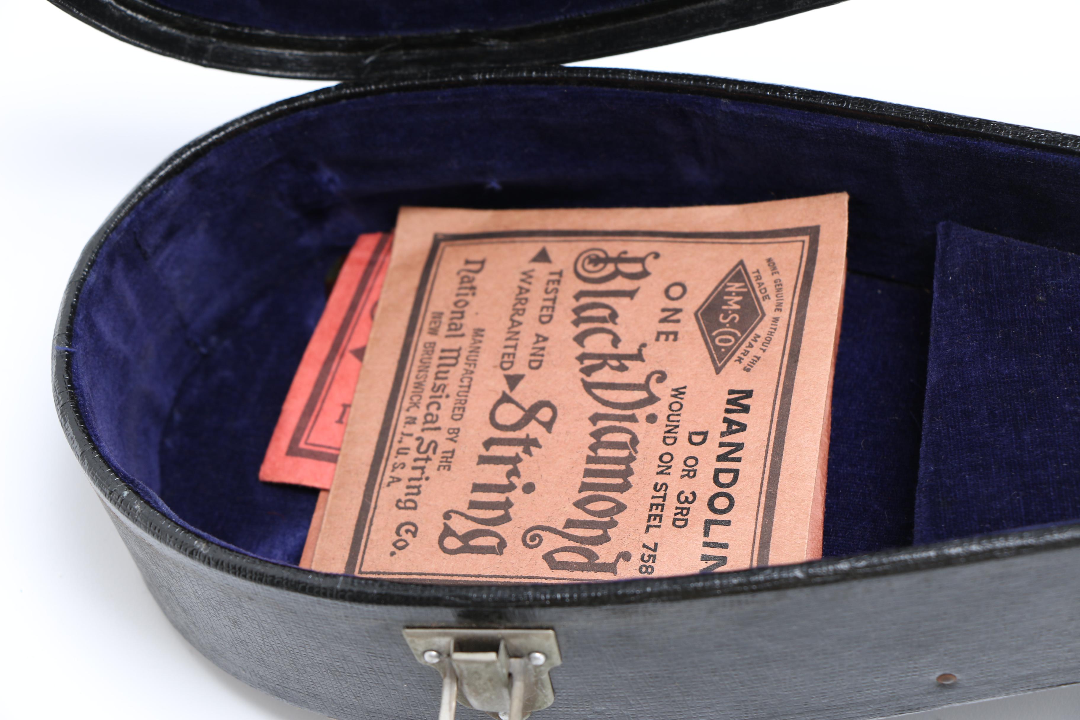 Vintage Bowlback Mandolin and Case