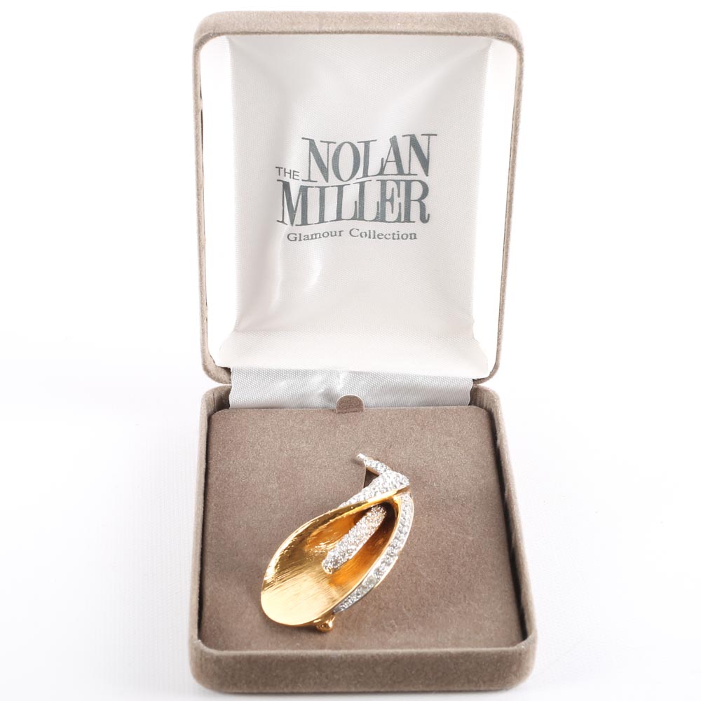 Nolan Miller Calla Lily Brooch