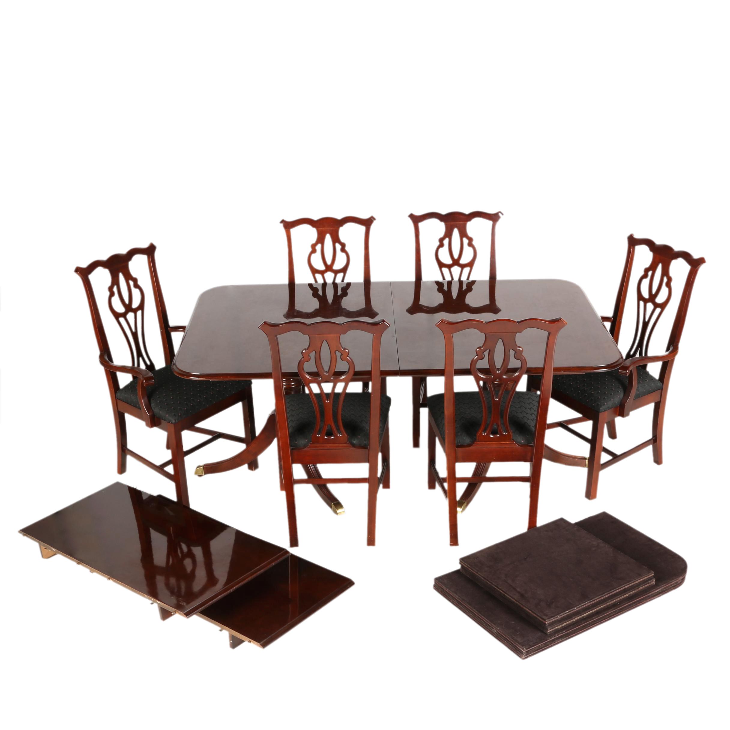 Contemporary Chippendale Style Dining Set by Thomasville