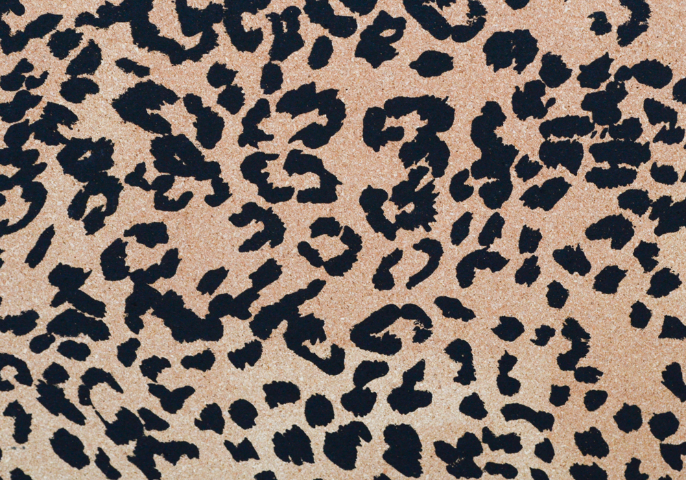 Willow Green Leopard Print Cork Boards
