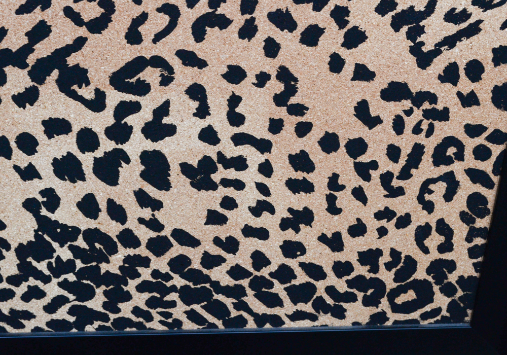 Willow Green Leopard Print Cork Boards