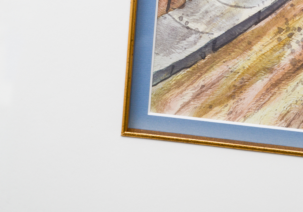 Freddy Centeno Signed Original Gouache Painting