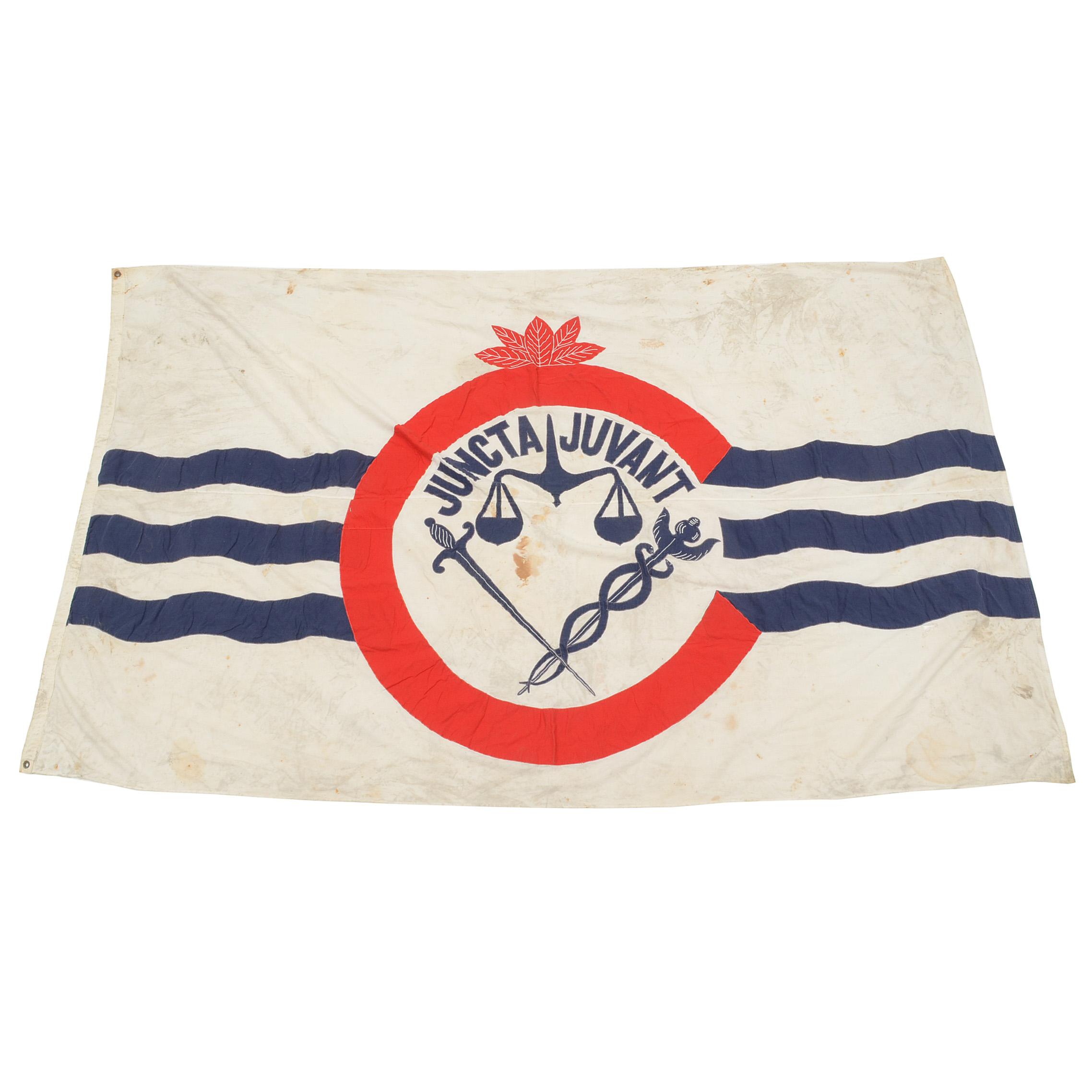 Massive 1950s "City Of Cincinnati" Cloth Flag