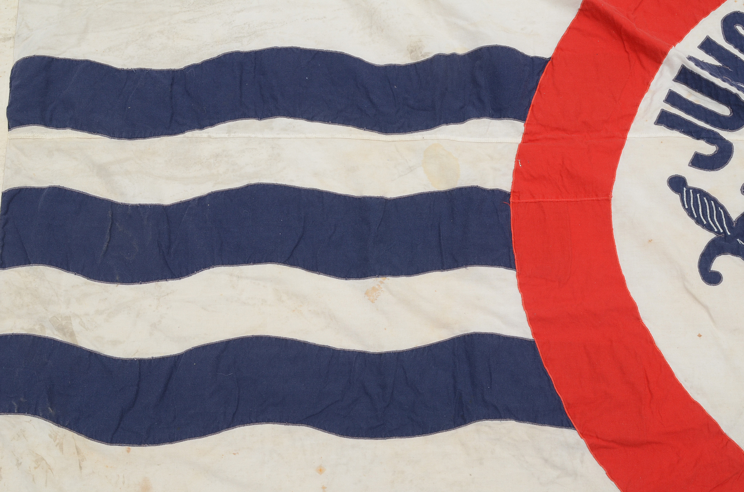 Massive 1950s "City Of Cincinnati" Cloth Flag