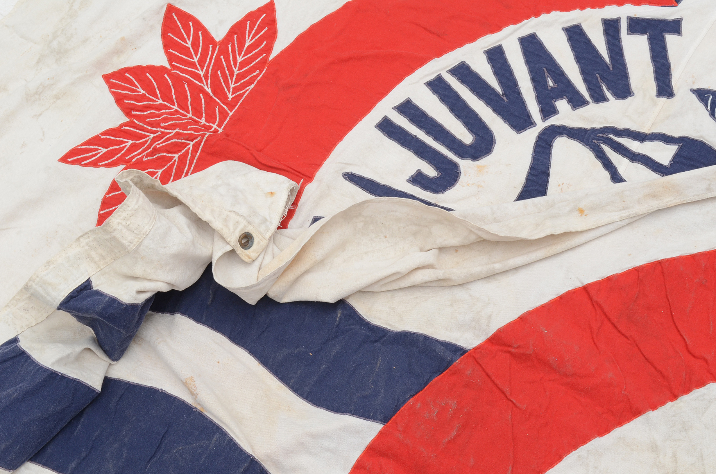 Massive 1950s "City Of Cincinnati" Cloth Flag