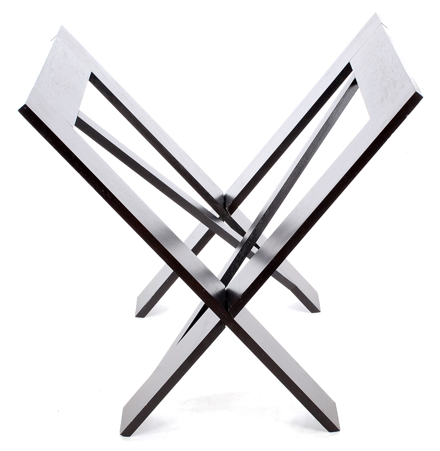 Metal Framed Mirror and Magazine Stand