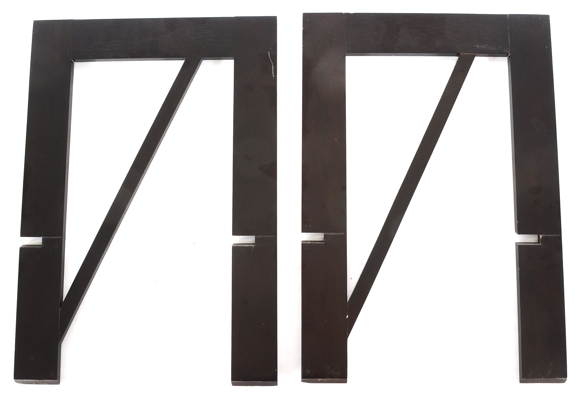 Metal Framed Mirror and Magazine Stand