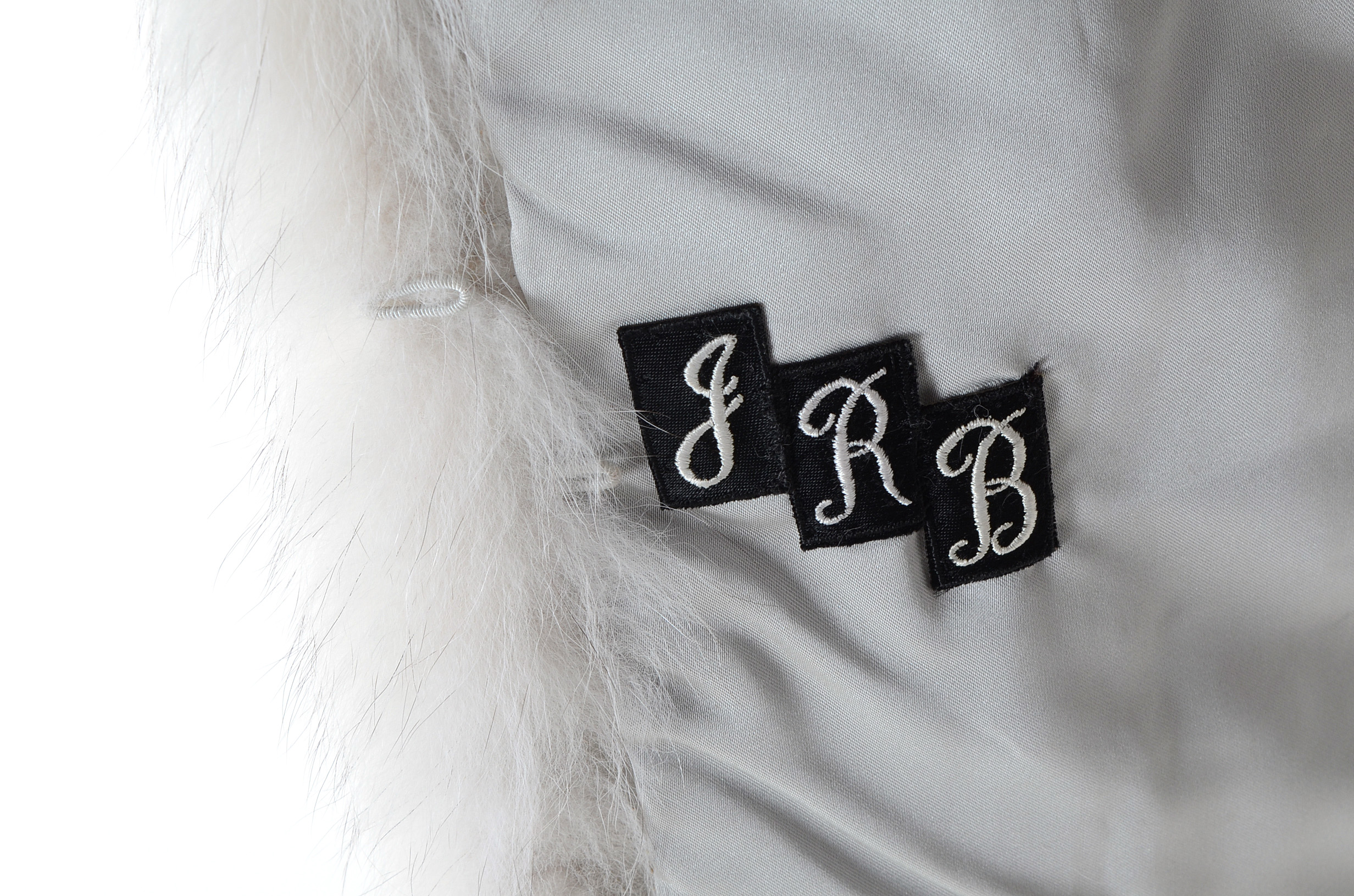 Kotsovos Azurene Mink Fur Coat with Fox Fur Trim