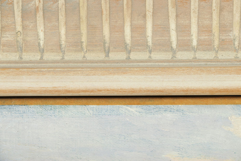 Earl Henry Brewster Oil Painting on Canvas "Trishul and Nanda Devi Before Sunrise with Autumn Cherry Blossoms"