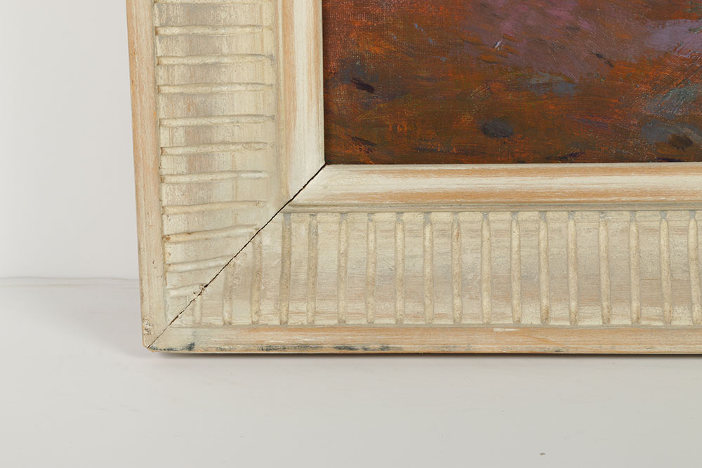 Earl Henry Brewster Oil Painting on Canvas "Trishul and Nanda Devi Before Sunrise with Autumn Cherry Blossoms"