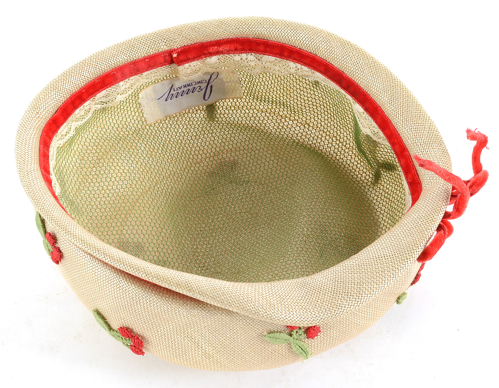 Vintage Straw Floral Hats