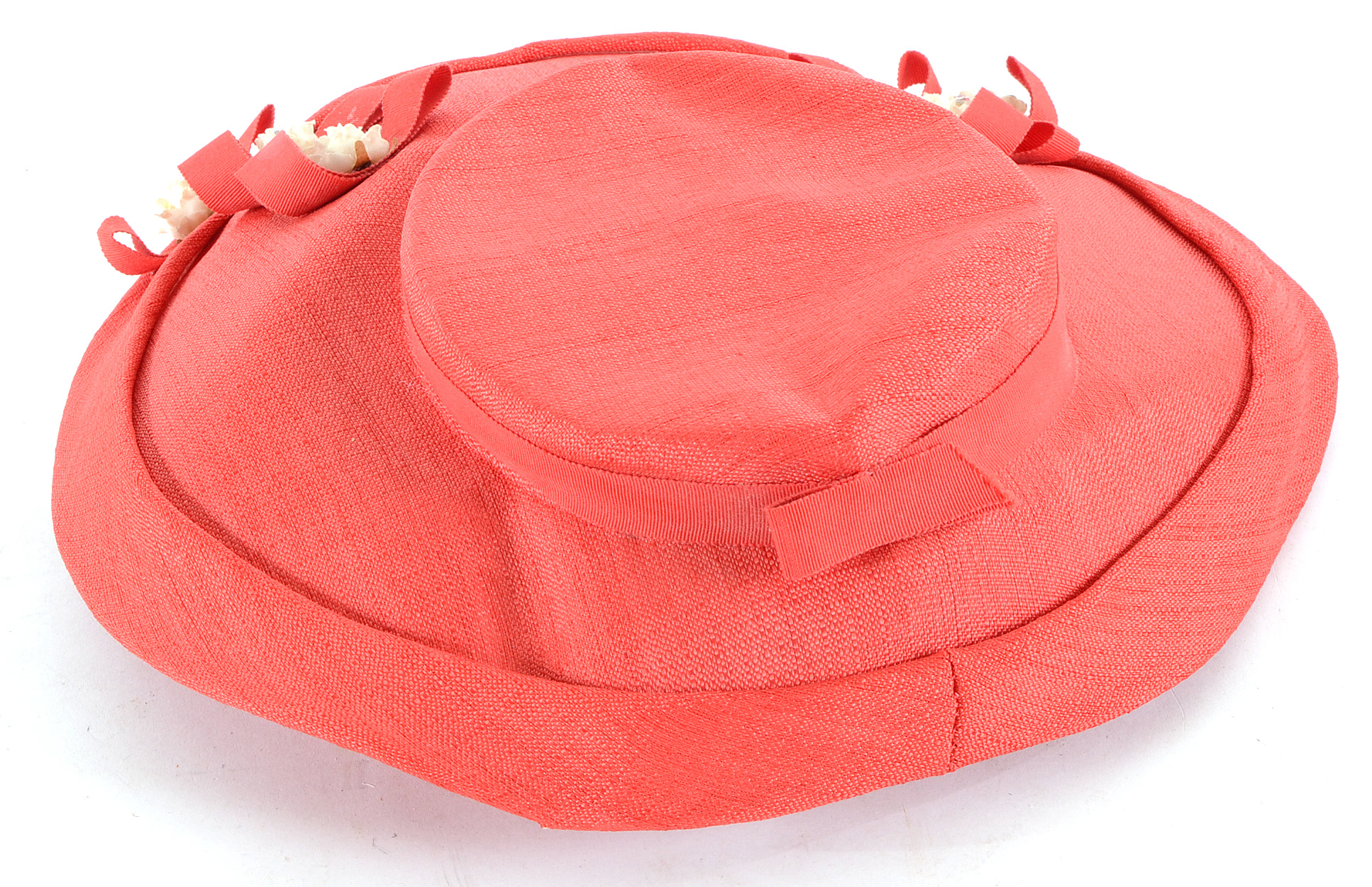 Vintage Straw Floral Hats