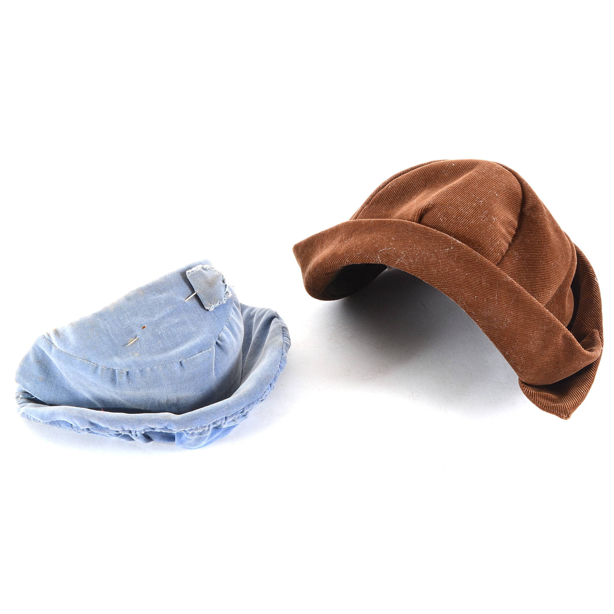 Pair of Women's Vintage Half Hats