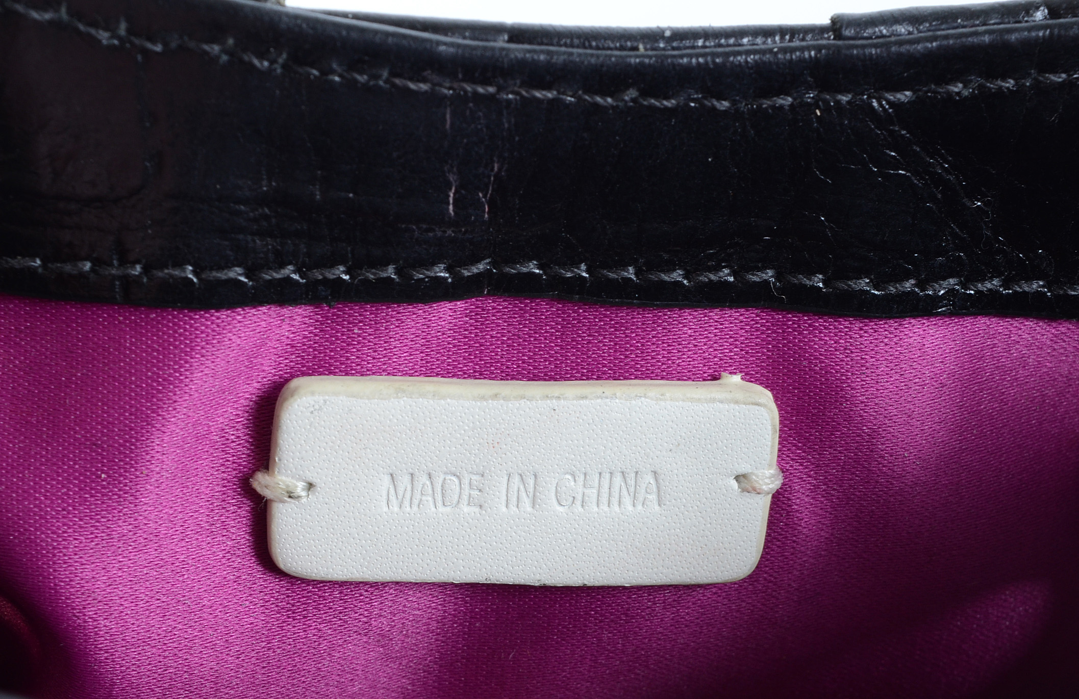 Henri Bendel Embossed Leather Clutch