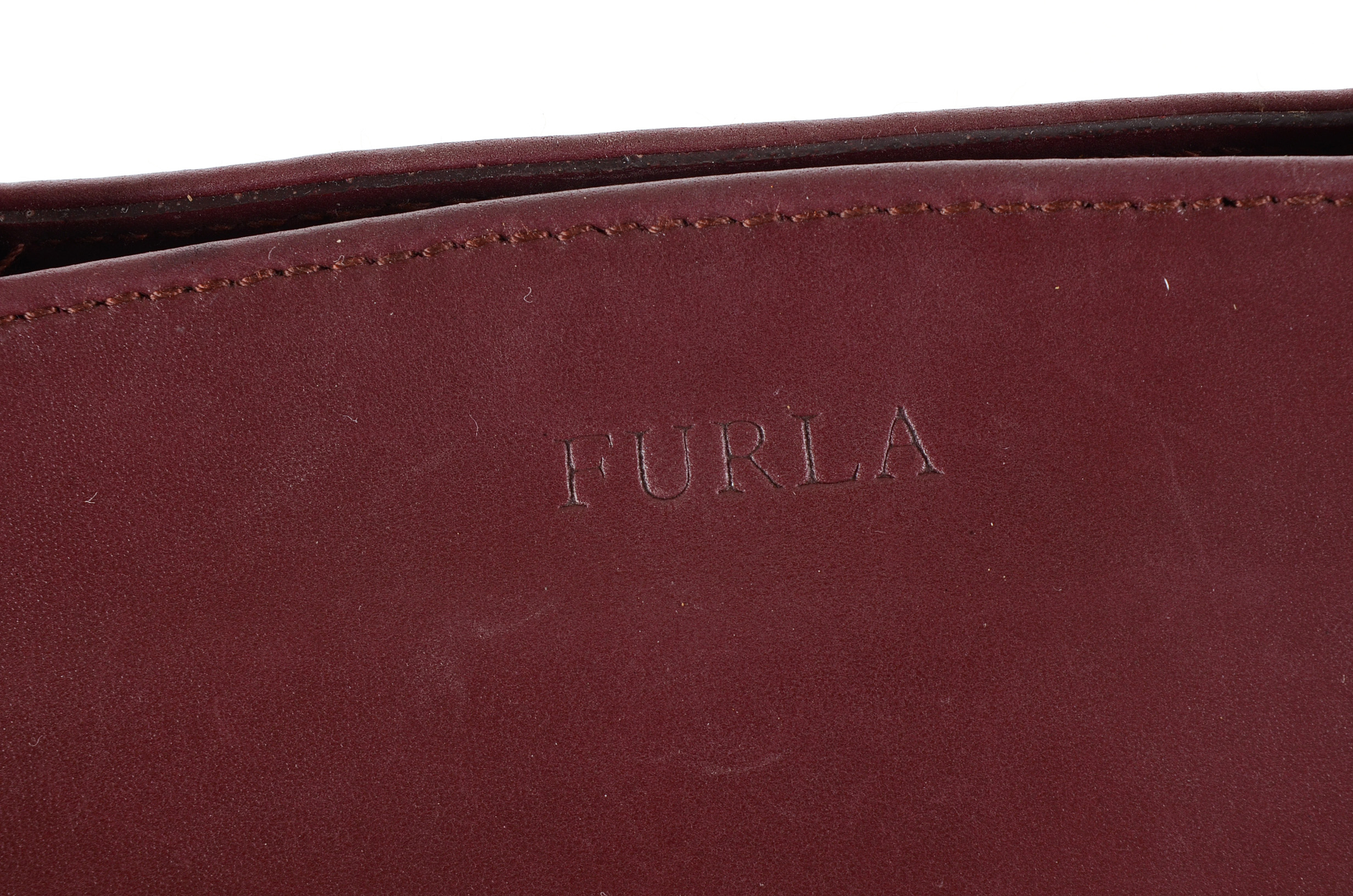 Furla Leather Baguette Tote Bag