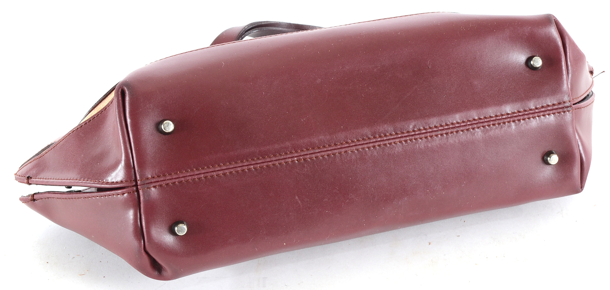 Furla Leather Baguette Tote Bag