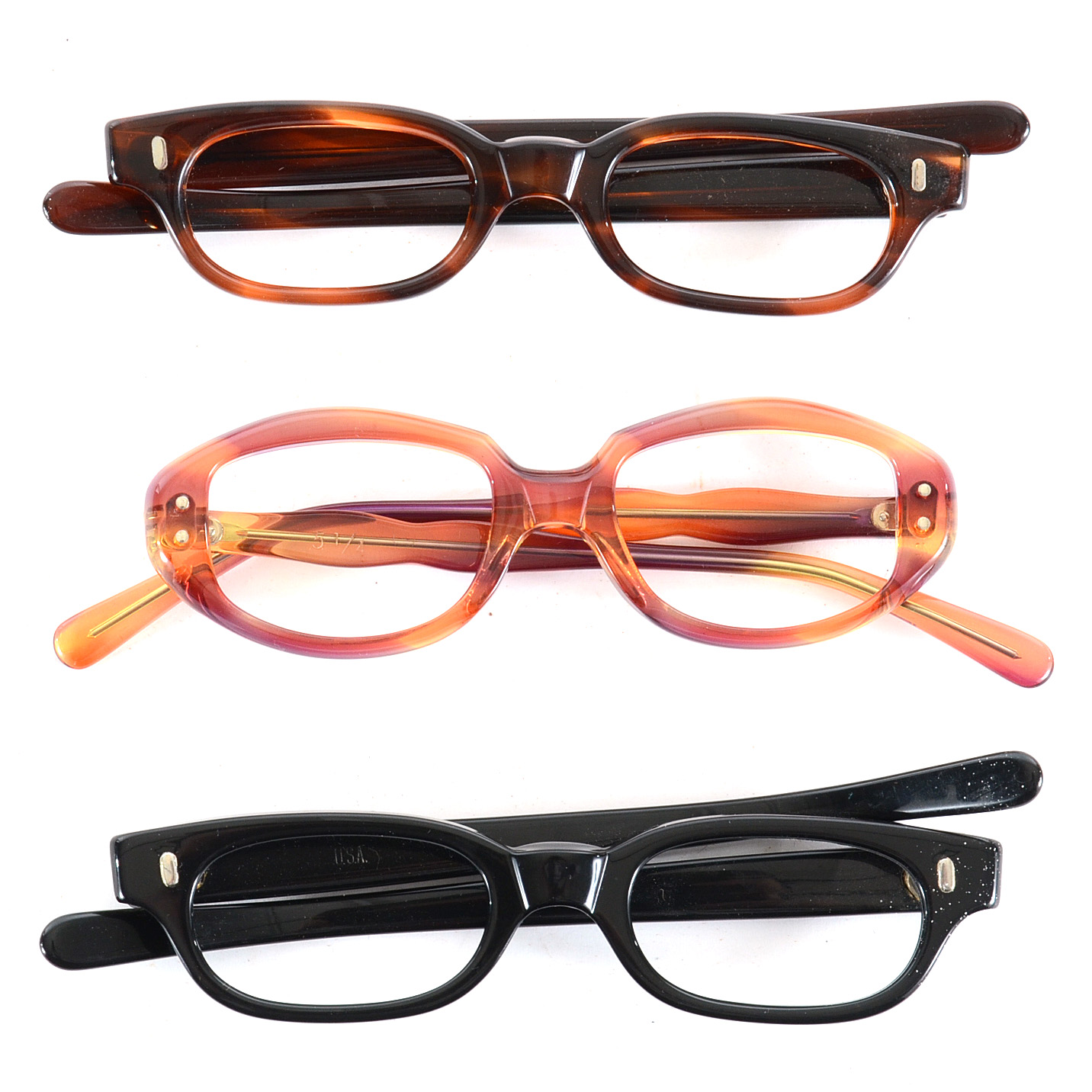 Assortment of Vintage Eyeglass Frames