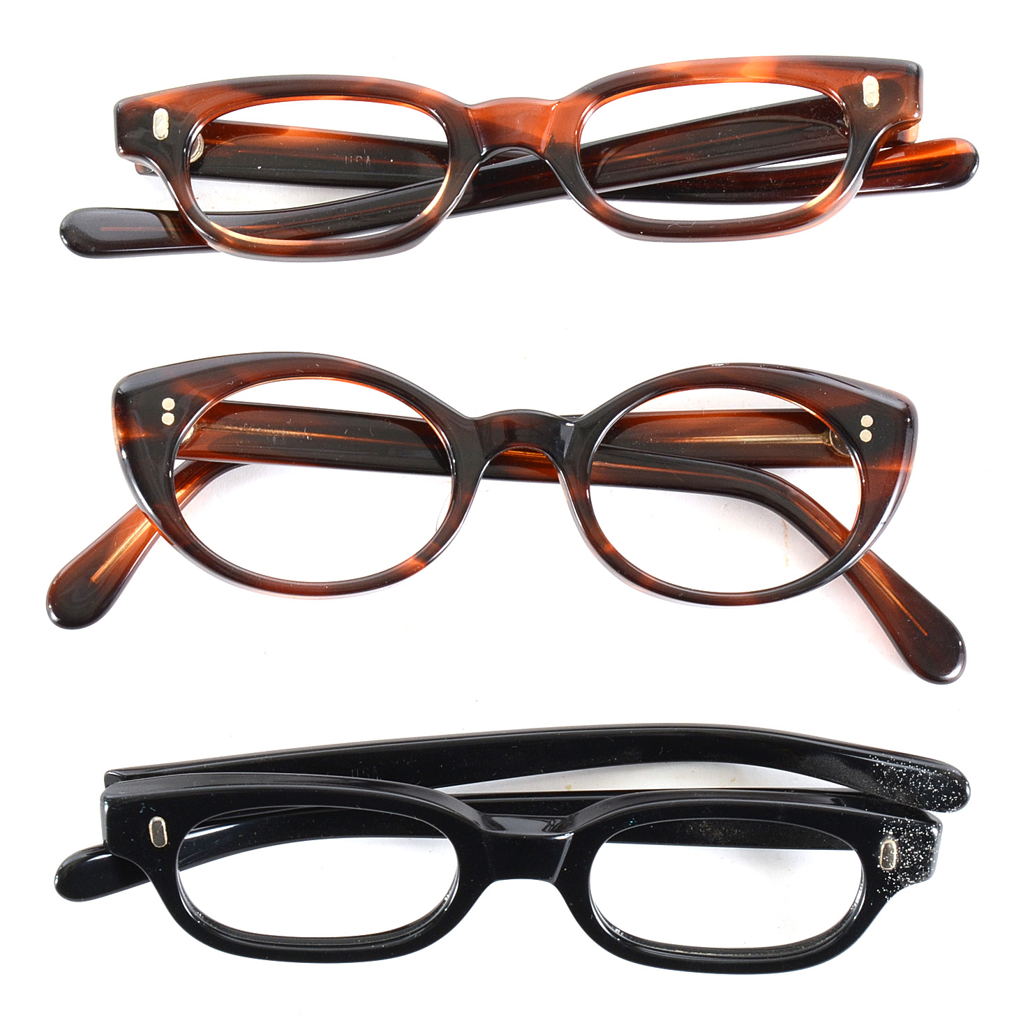 Assortment of Vintage Eyeglass Frames