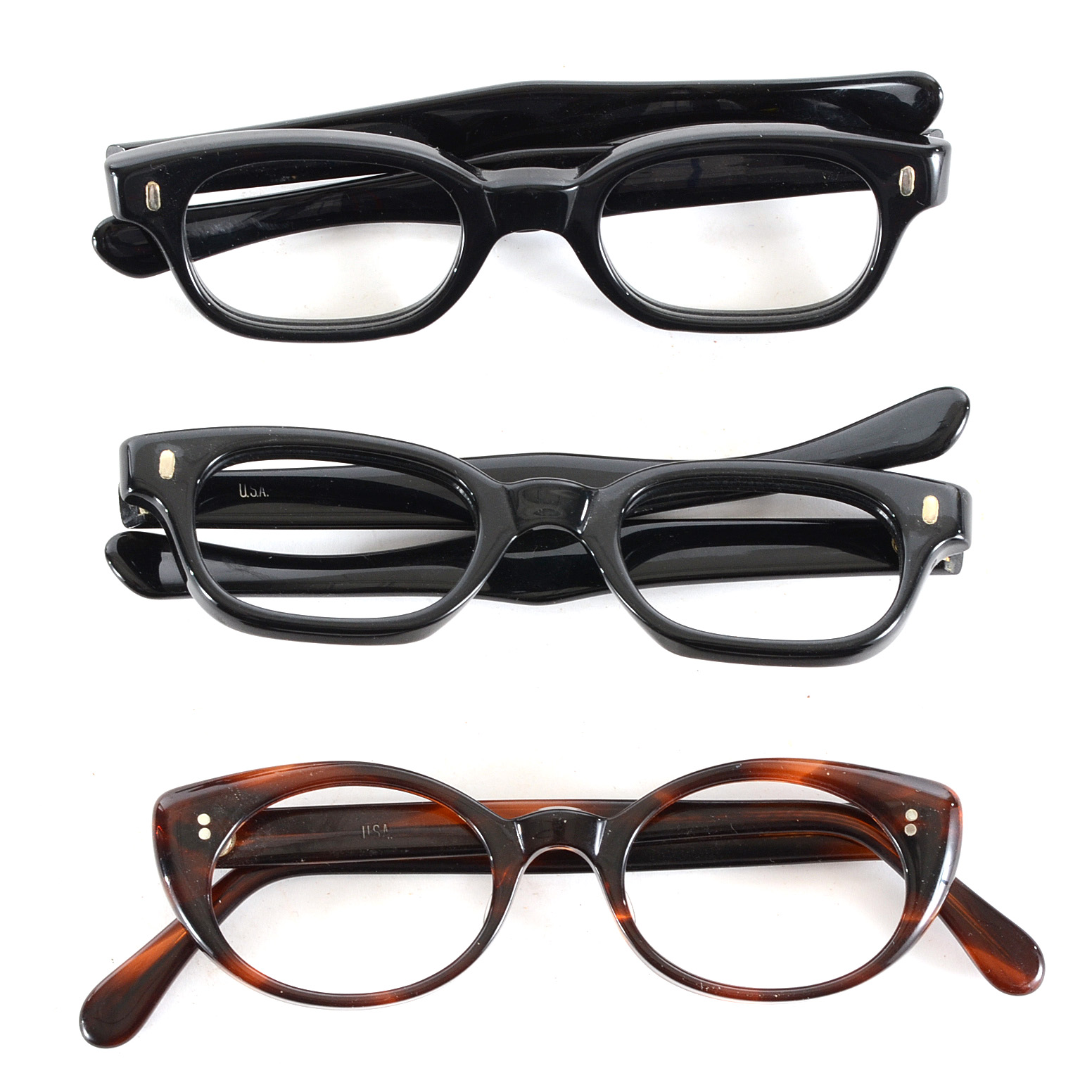 Assortment of Vintage Eyeglass Frames