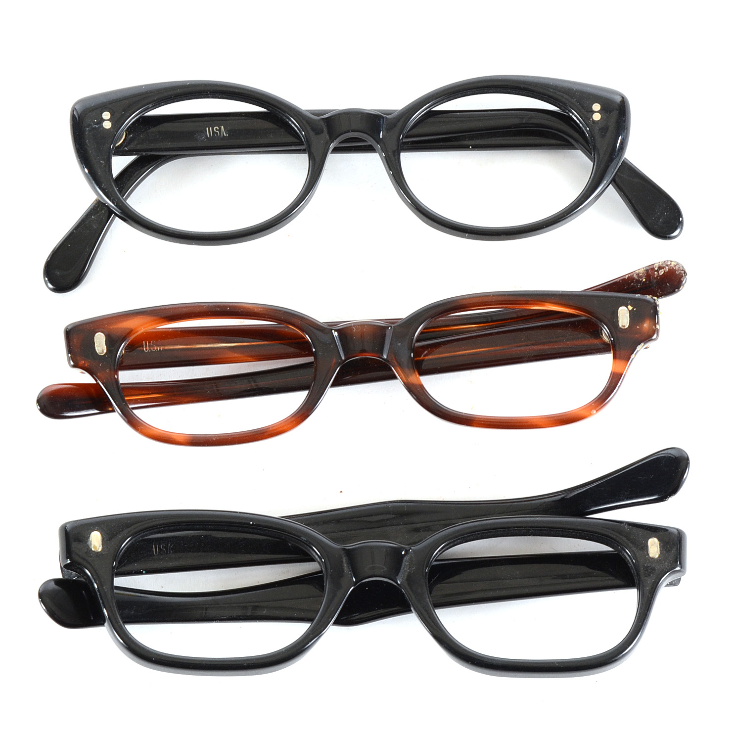 Assortment of Vintage Eyeglass Frames