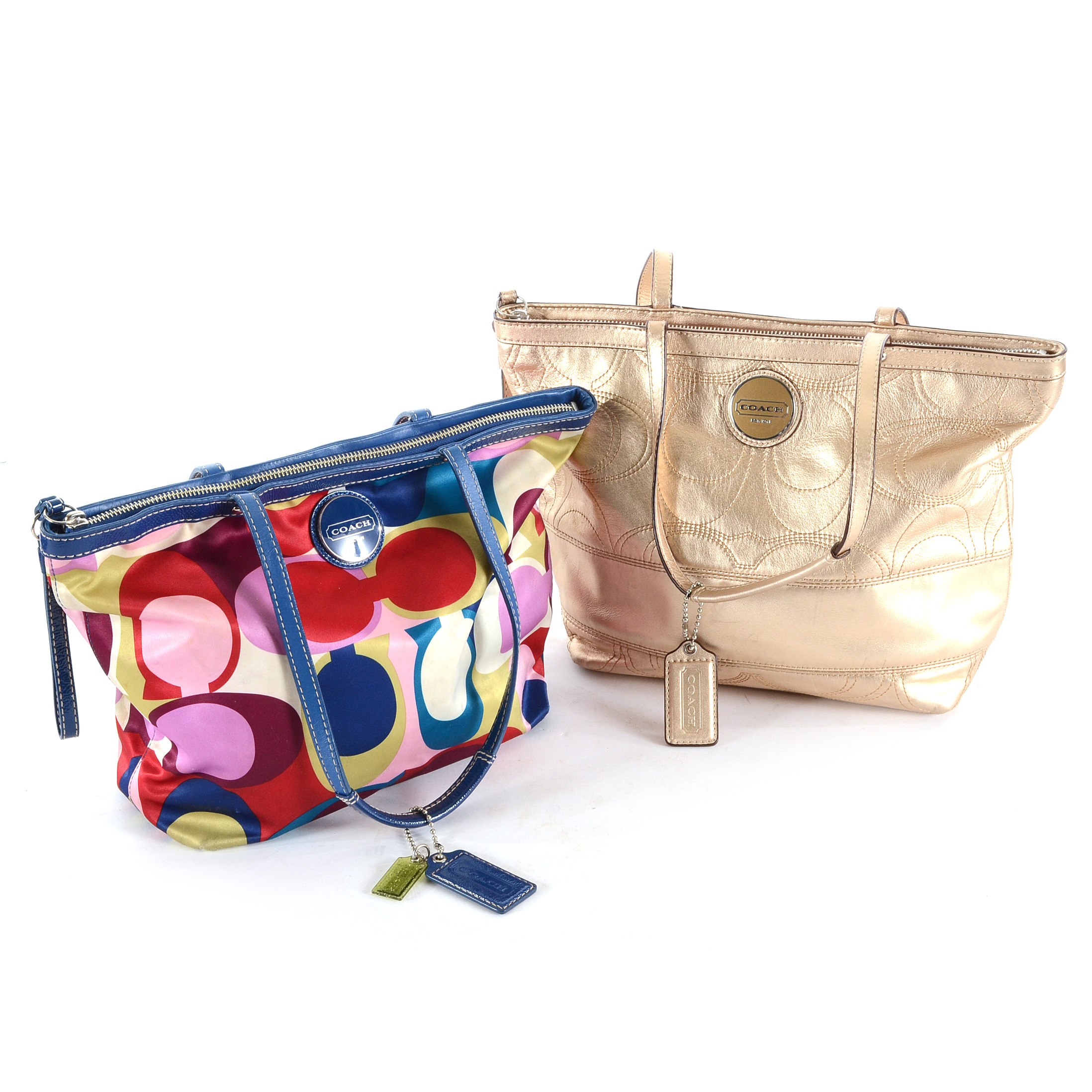 Pair of Coach Tote Bags