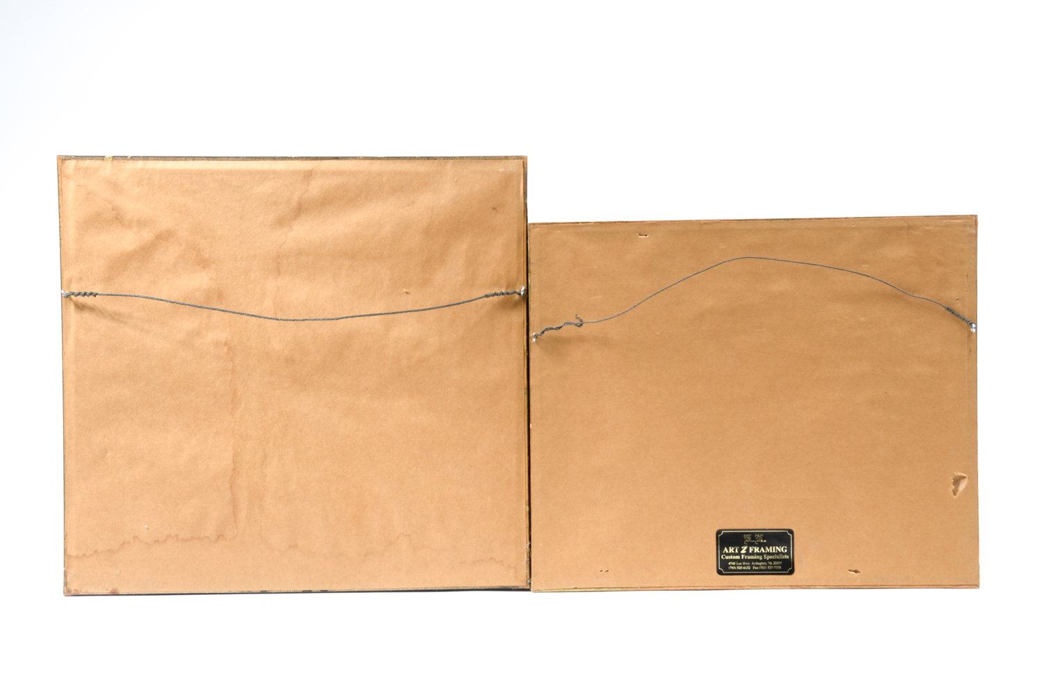 1994 and 2000 White House Christmas Cards in Frames