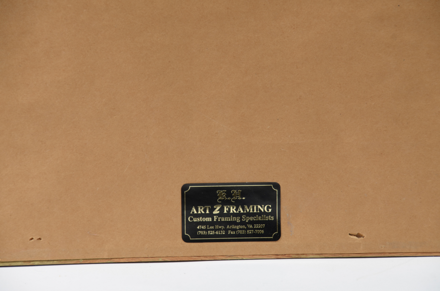 1994 and 2000 White House Christmas Cards in Frames