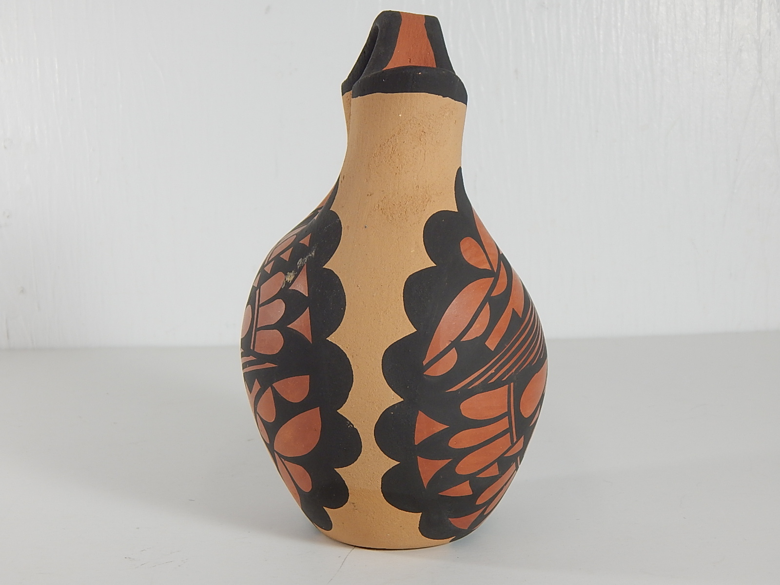 Artist Signed Hand Painted Jemez Wedding Vase