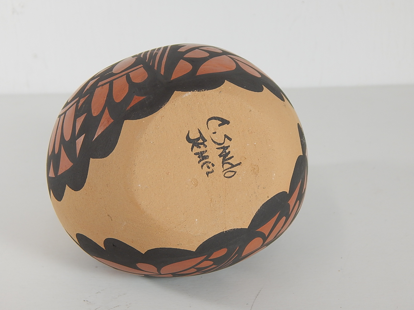 Artist Signed Hand Painted Jemez Wedding Vase