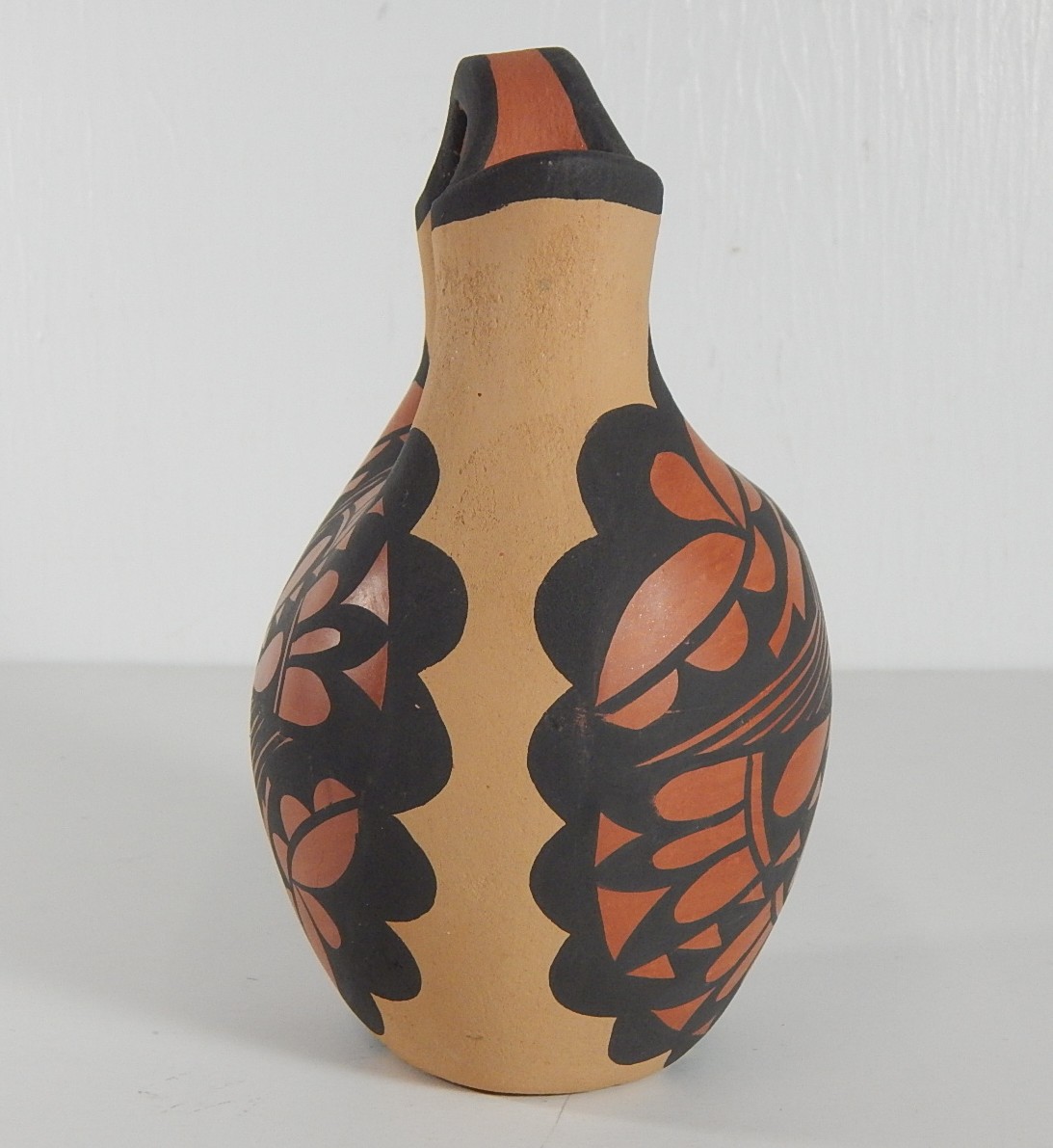 Artist Signed Hand Painted Jemez Wedding Vase