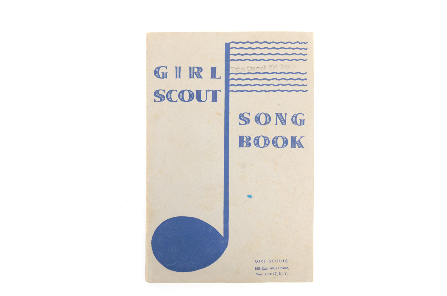 Vintage Girl Scout Sash and Song Book