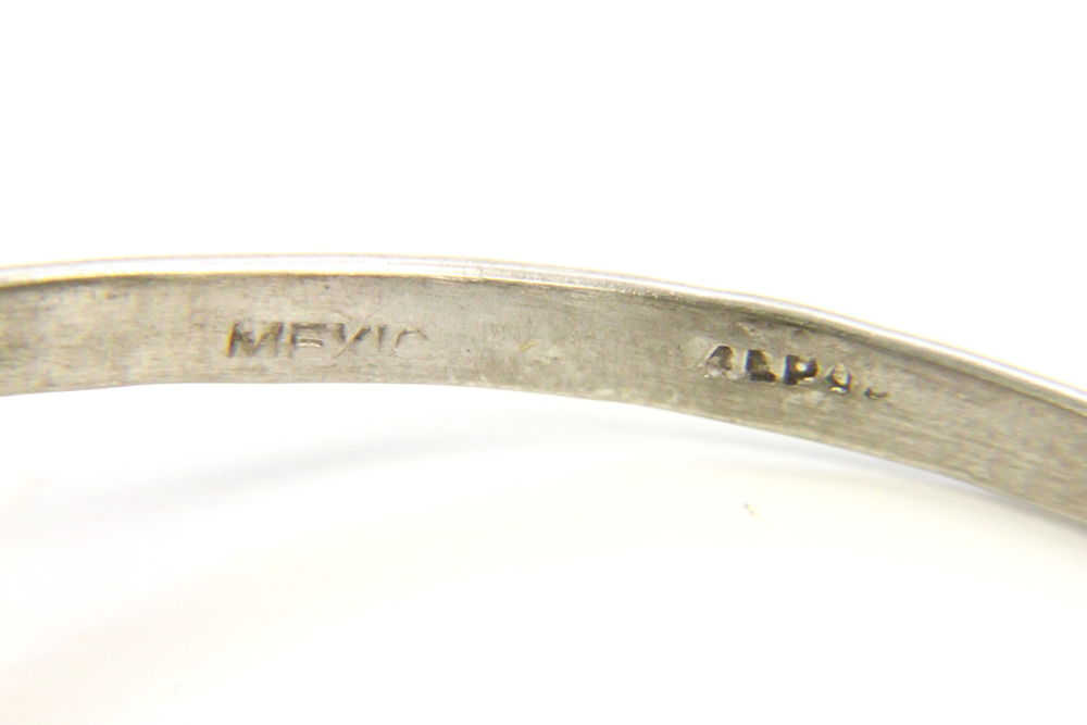 Vintage Sterling Silver Bill J. Wilson Native American Fox, Eagle Bracelet & Rings, Mexican Snake Bracelet