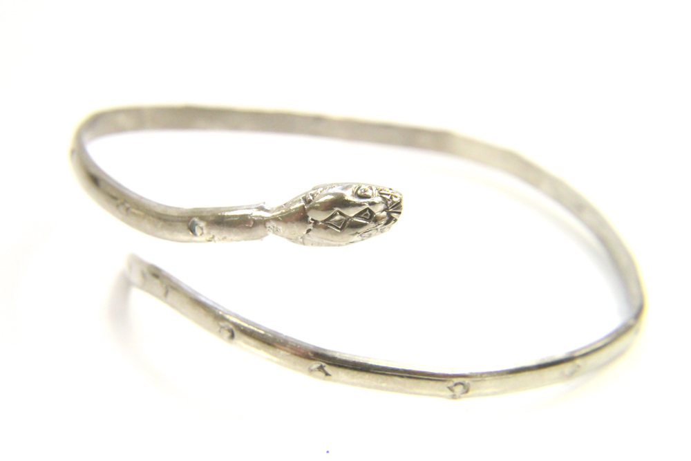 Vintage Sterling Silver Bill J. Wilson Native American Fox, Eagle Bracelet & Rings, Mexican Snake Bracelet