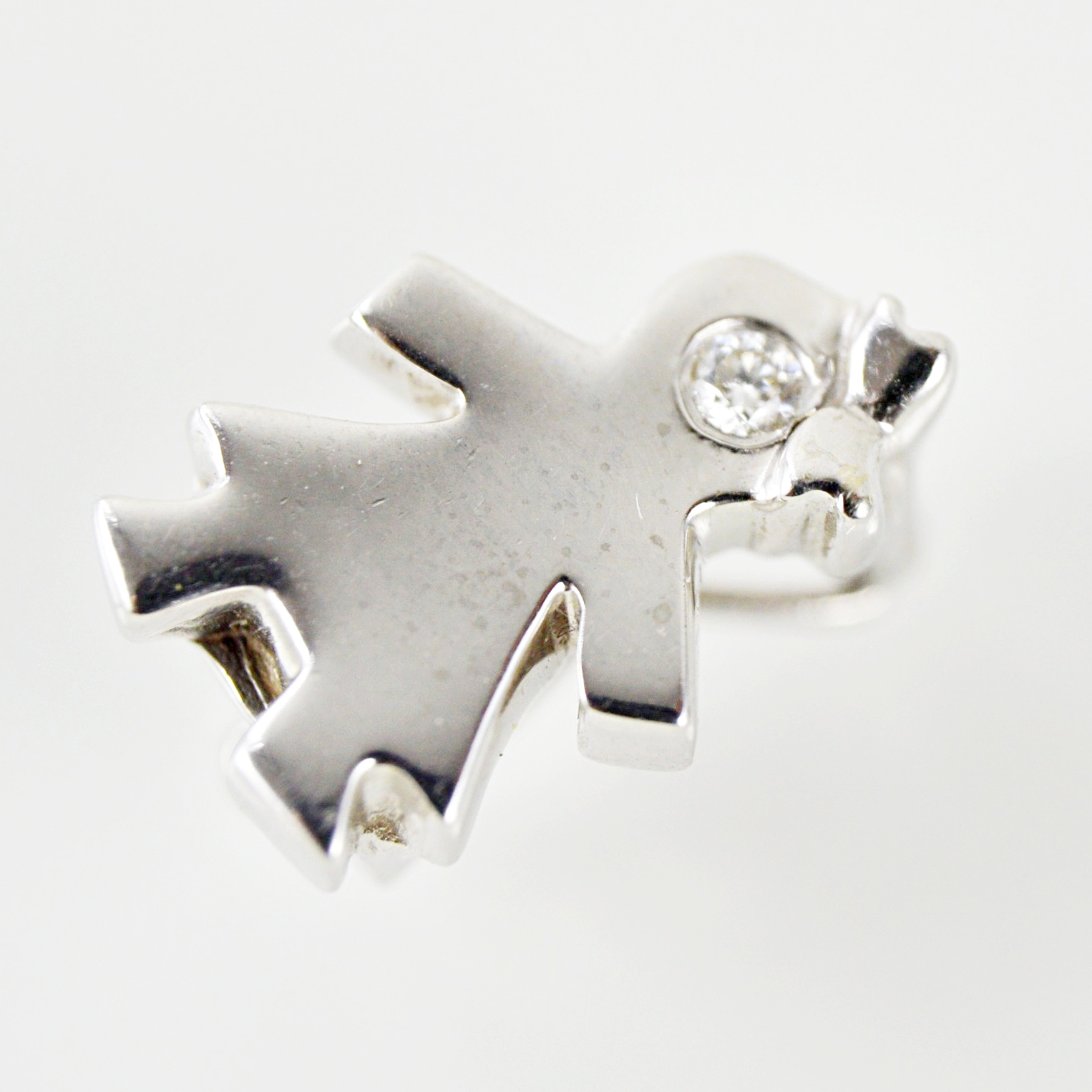 14K Gold and Diamond Bracelet Clip-On Charms