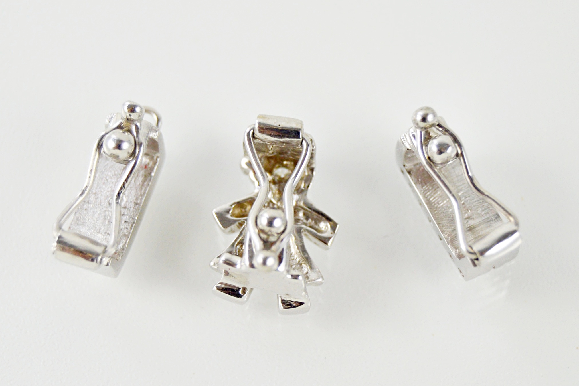 14K Gold and Diamond Bracelet Clip-On Charms