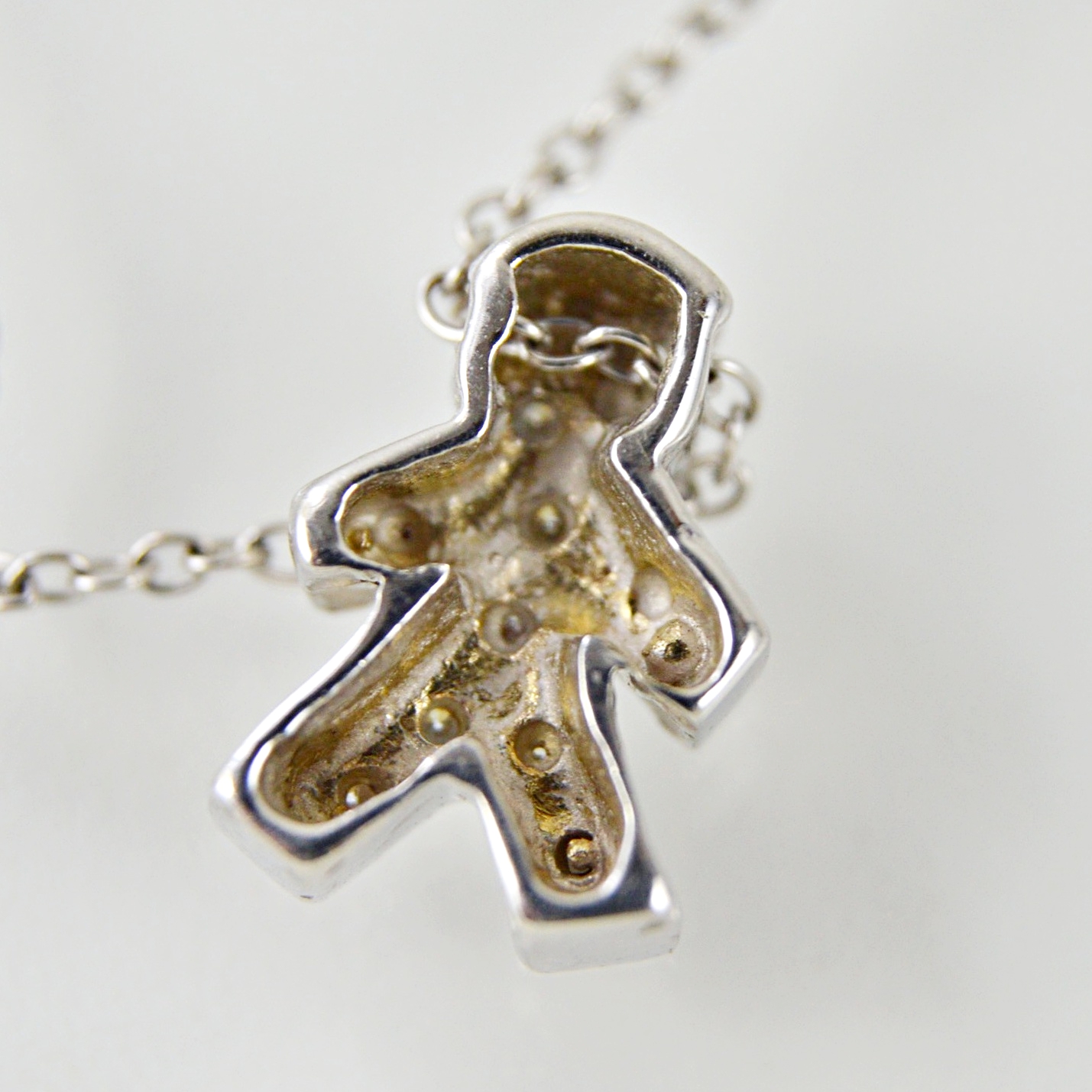 Diamond 'Boy' Pendant Necklace