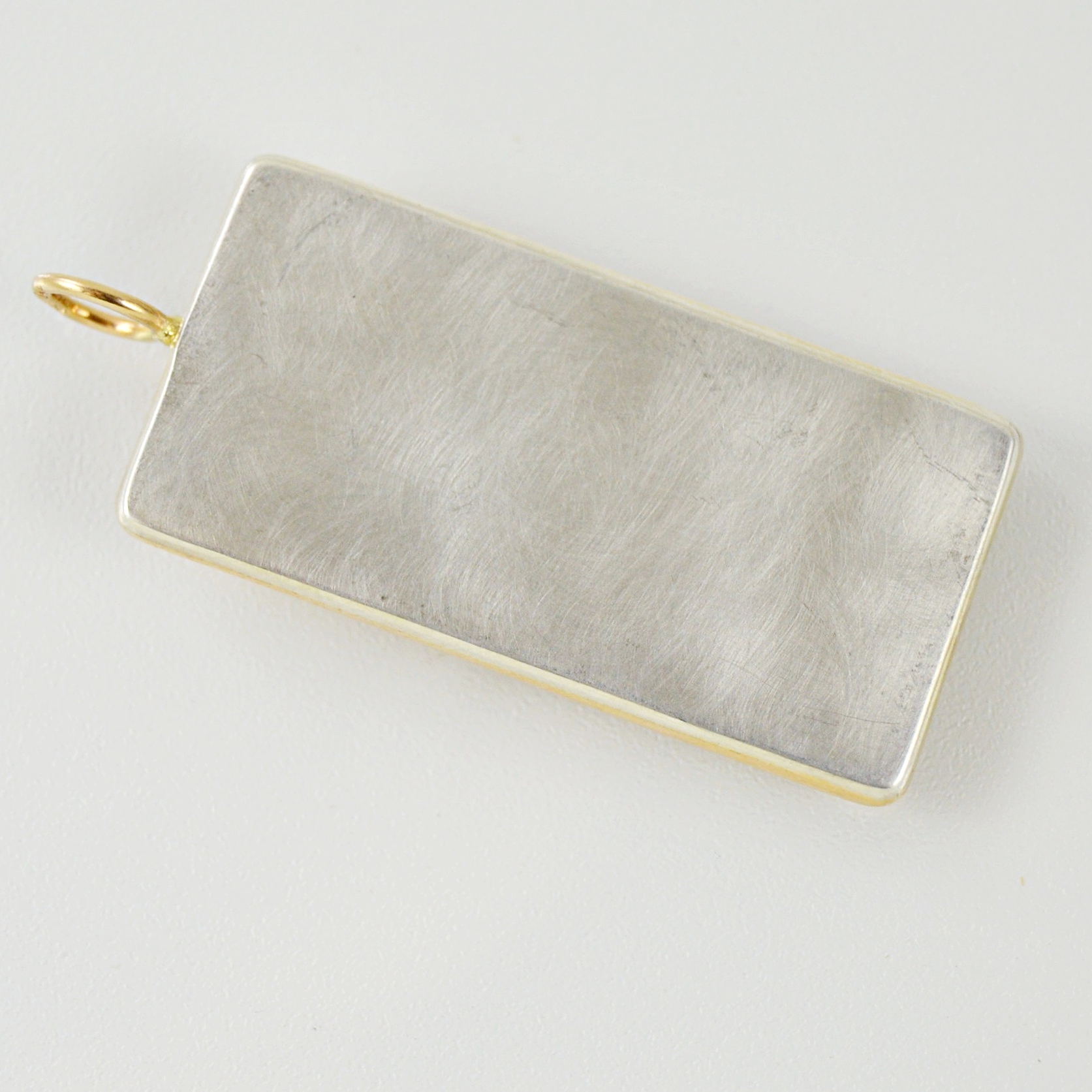 Heather Moore 14K Gold and Silver 'Ken' Pendant