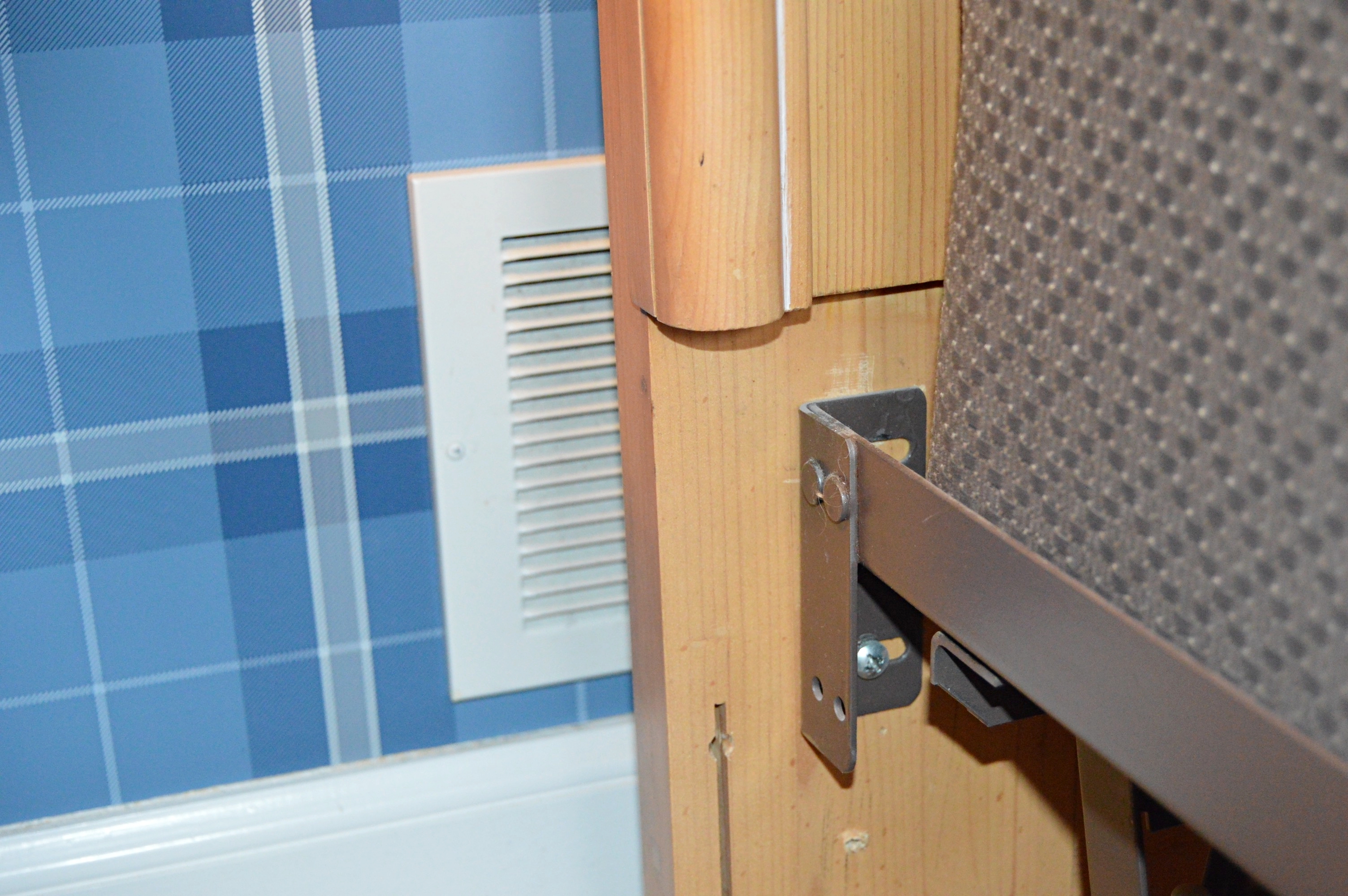 Carved Wood Full Headboard