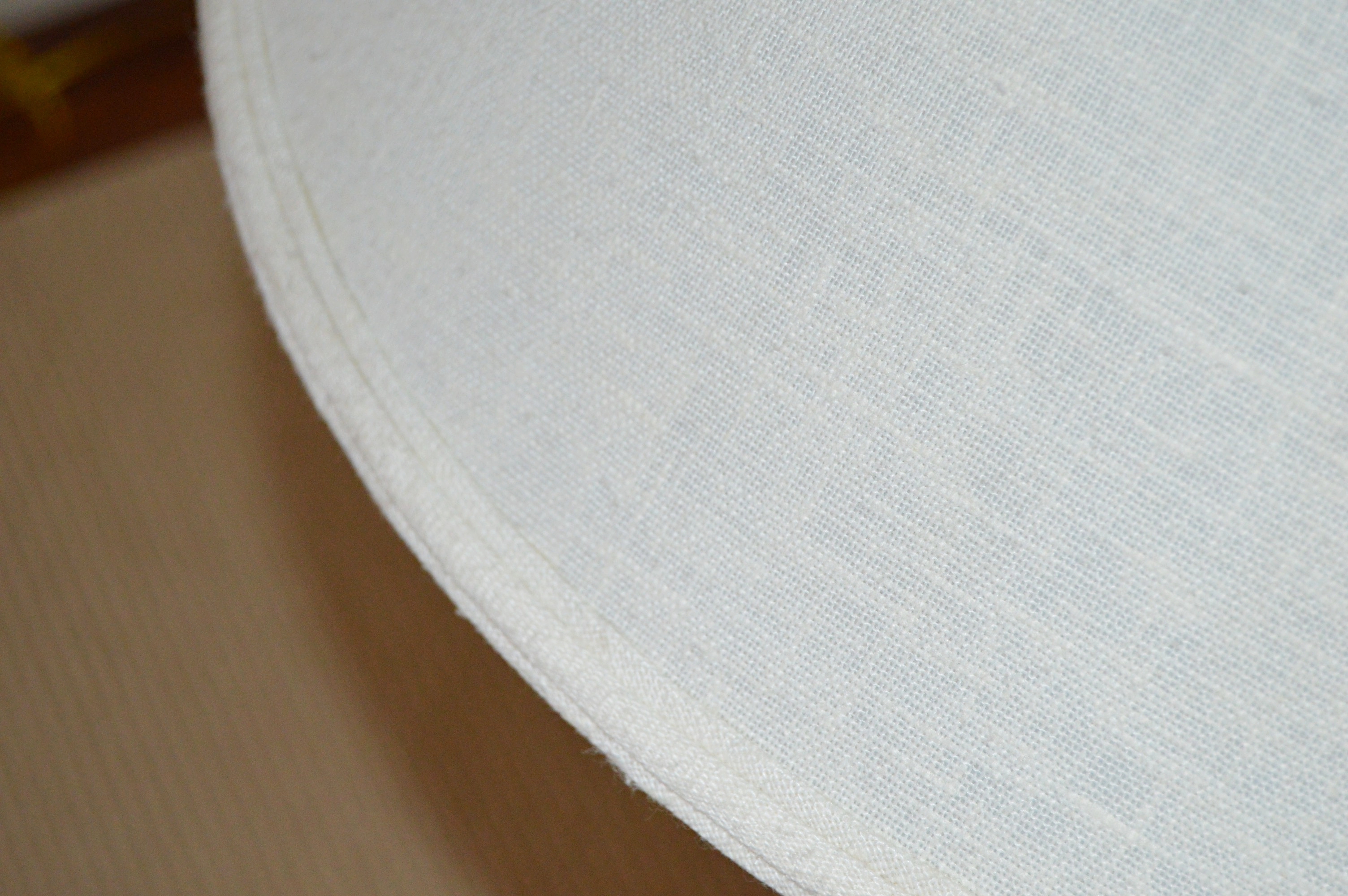 Matching White Bamboo Lamps