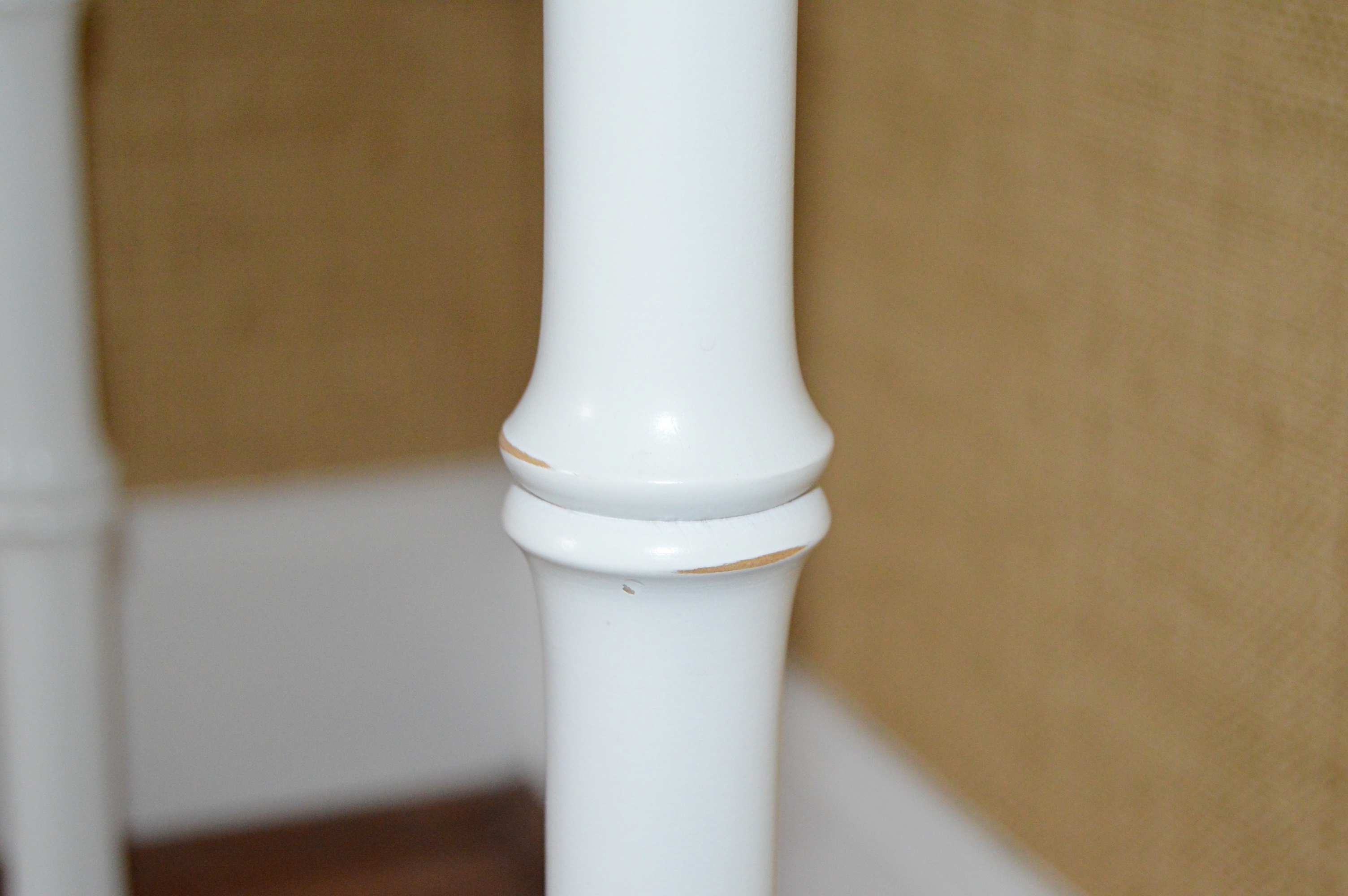 Matching White Bamboo Lamps