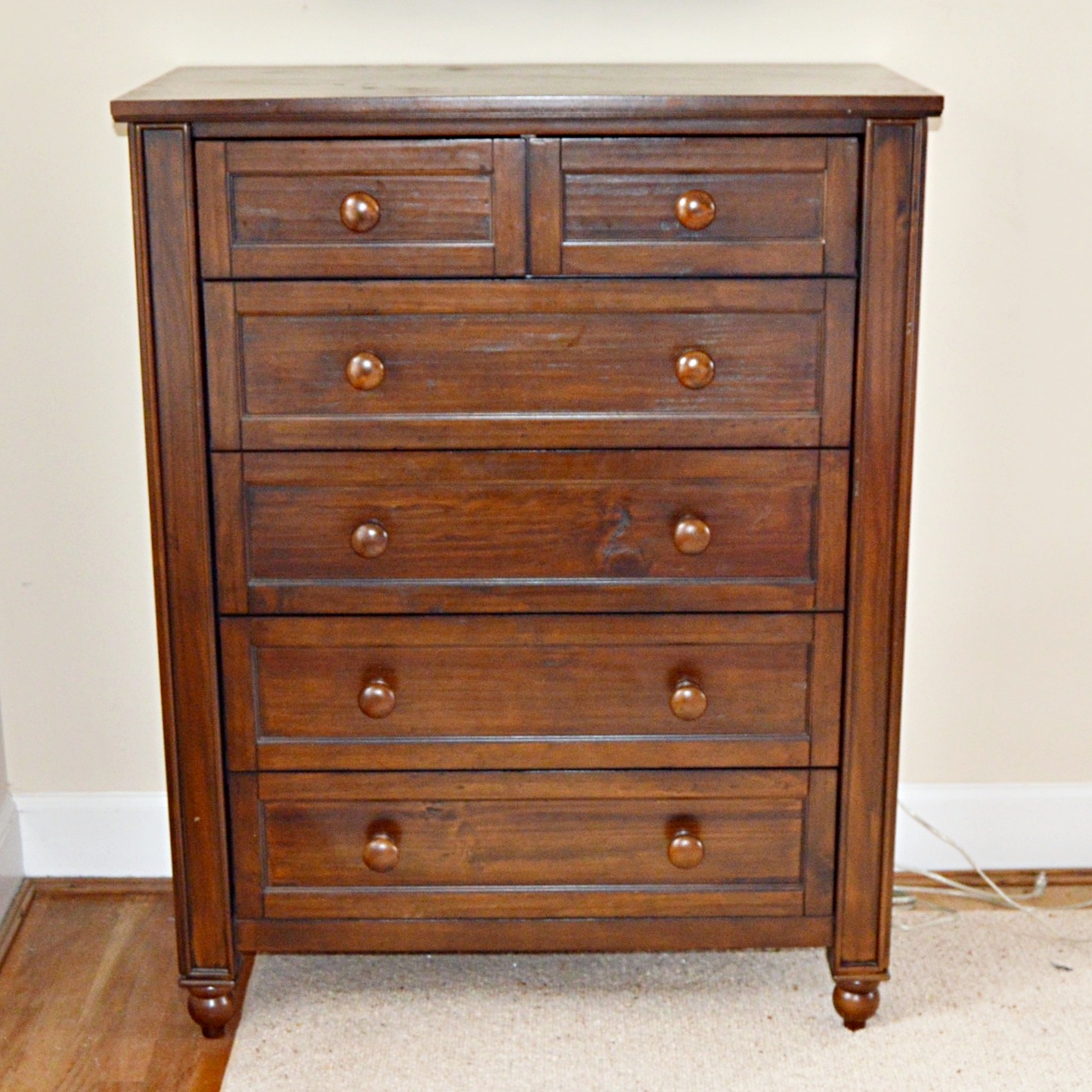 Tall Pottery Barn Chest of Drawers