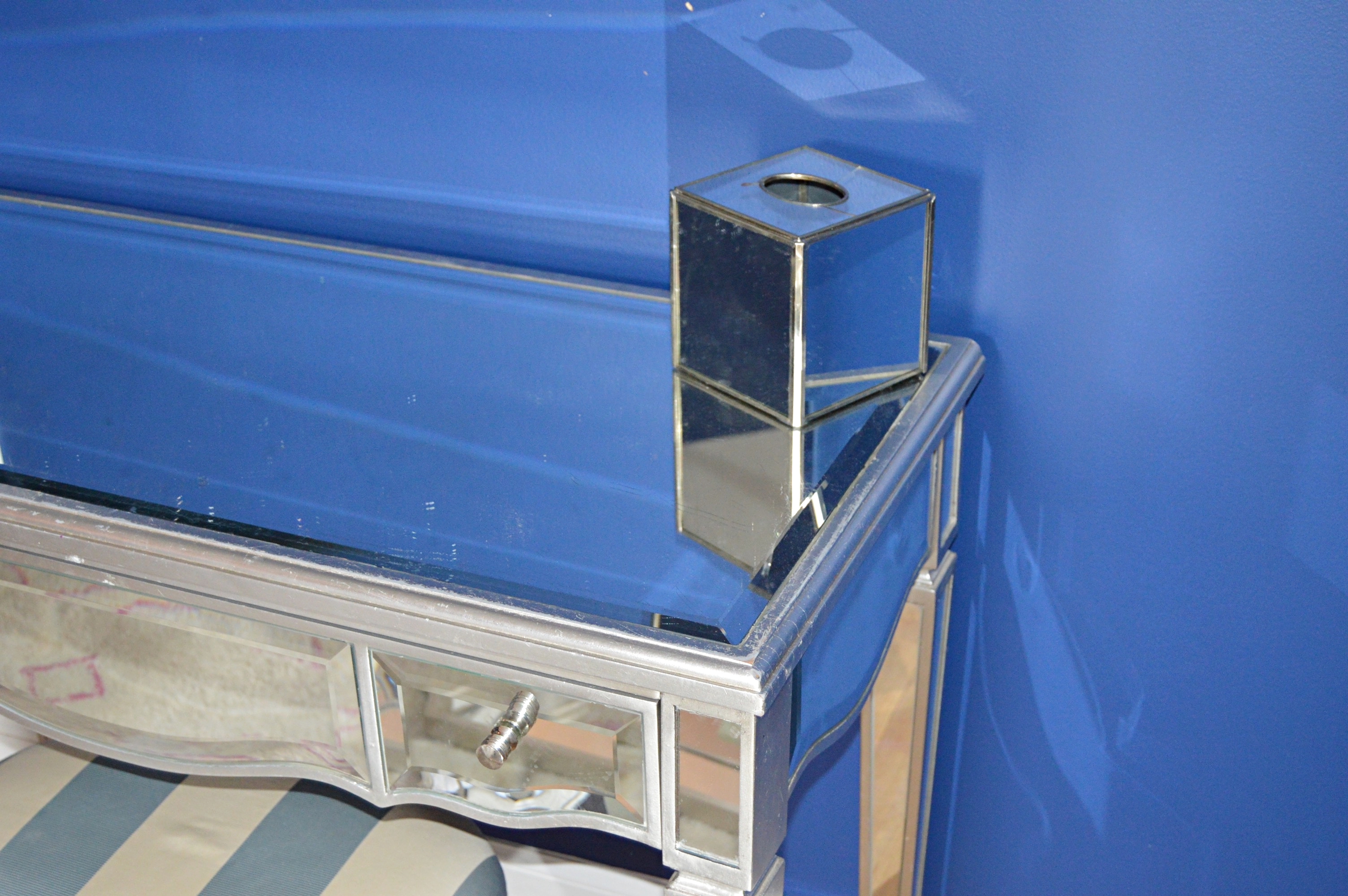 Children's Mirrored Vanity and Stool