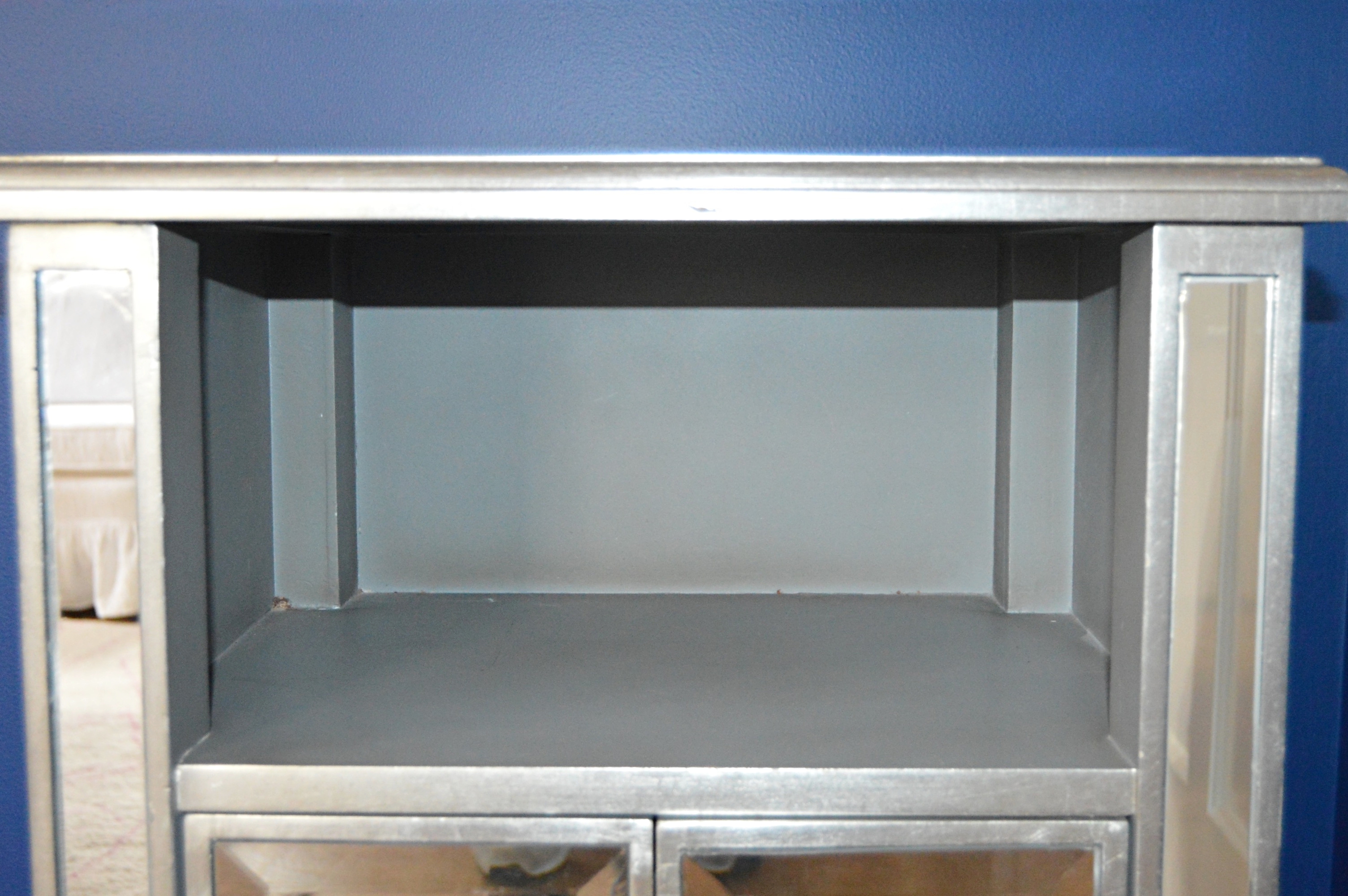 Set of Mirrored Nightstands