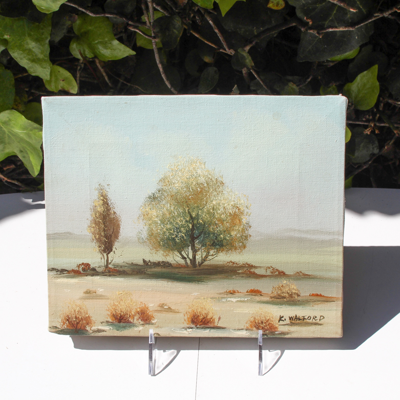 Kenneth Walford Signed Original Oil on Canvas Painting