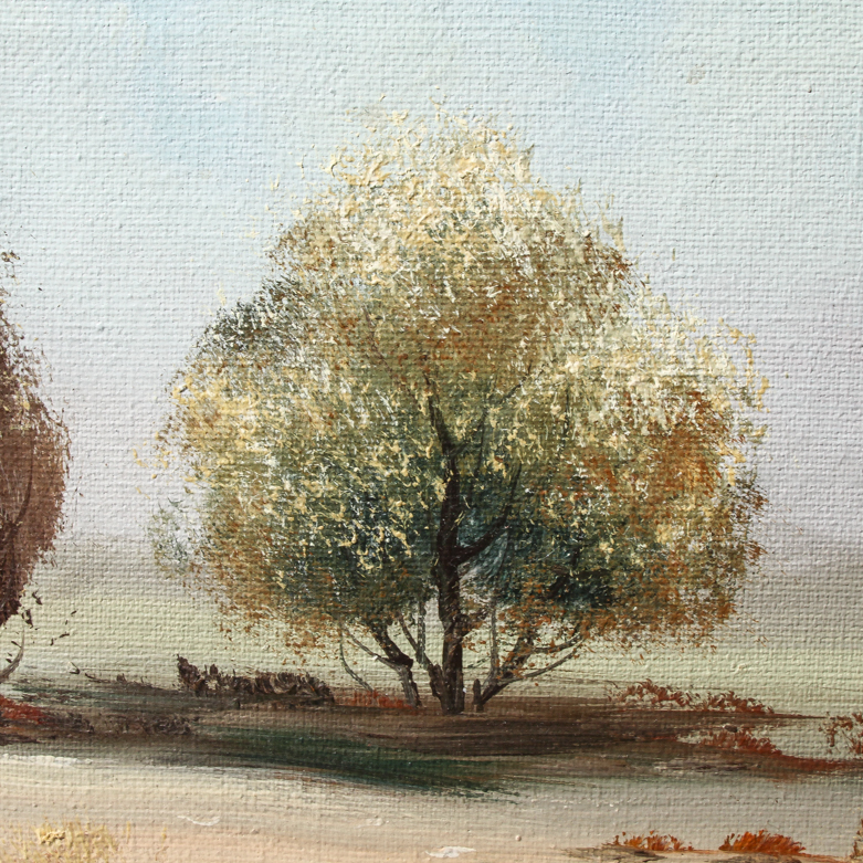 Kenneth Walford Signed Original Oil on Canvas Painting